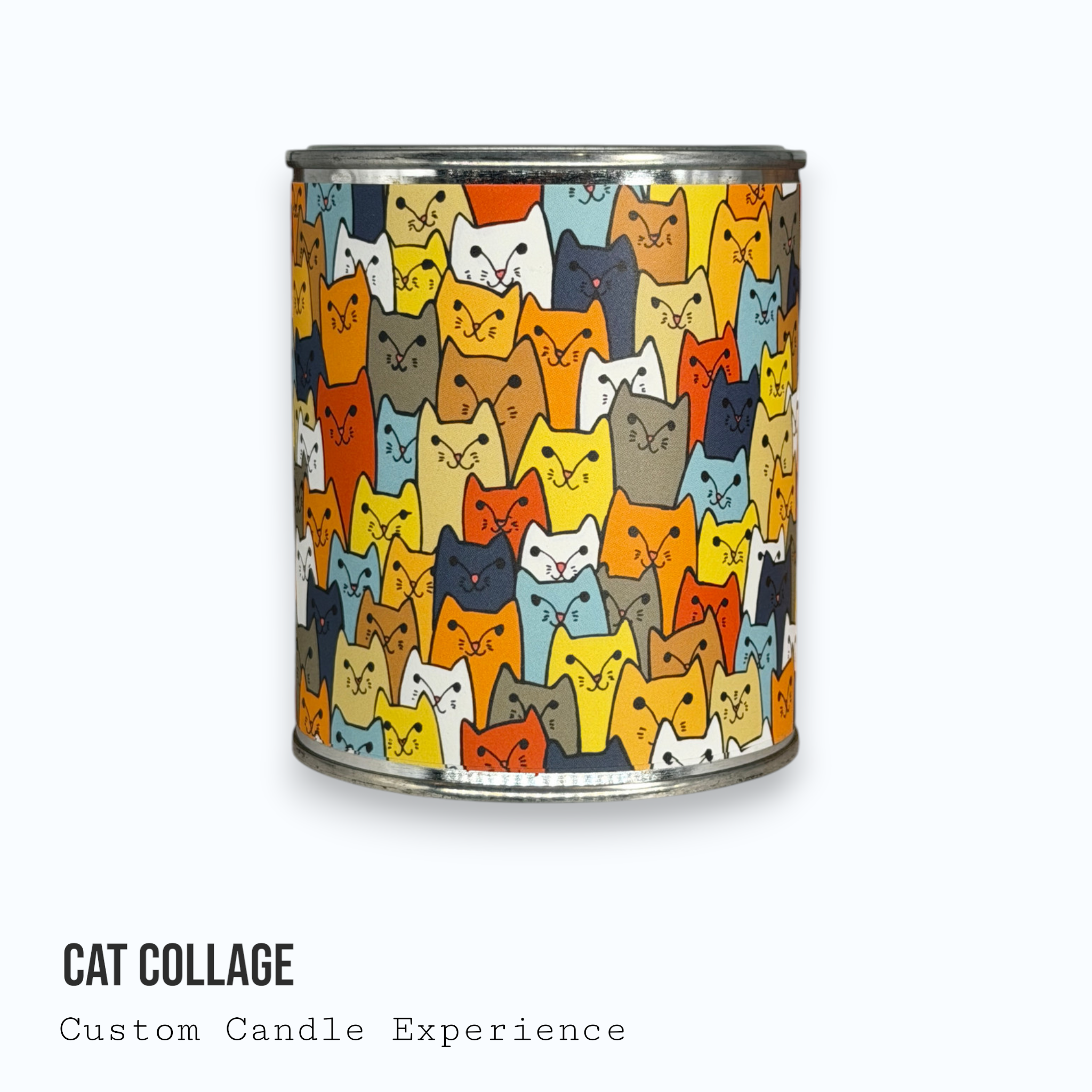 Cats Custom Candle