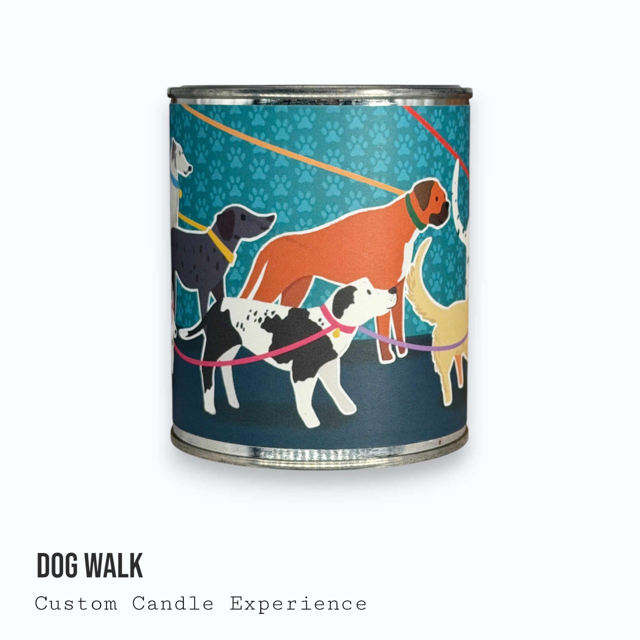 Dog Walk Custom Candle