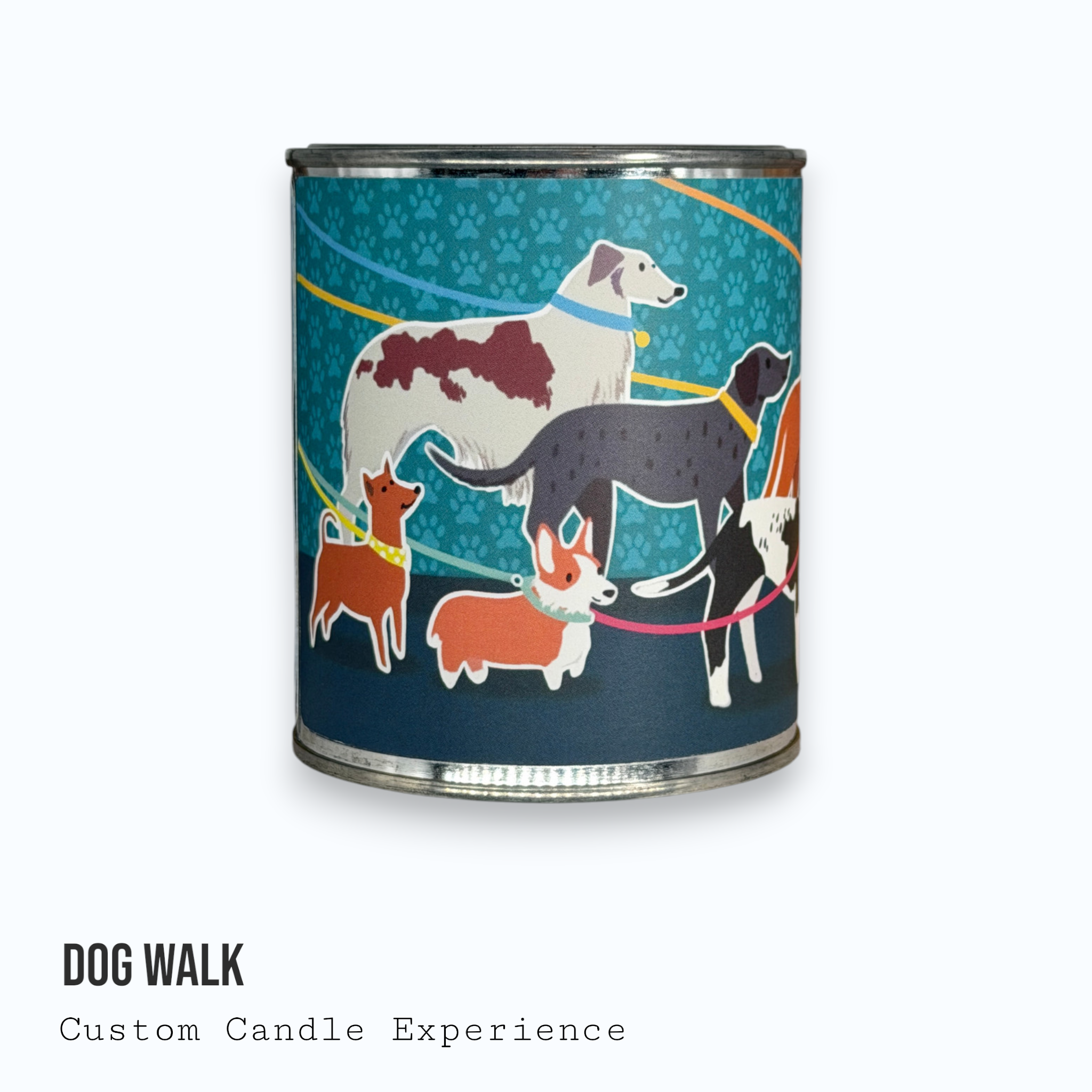 Dog Walk Custom Candle