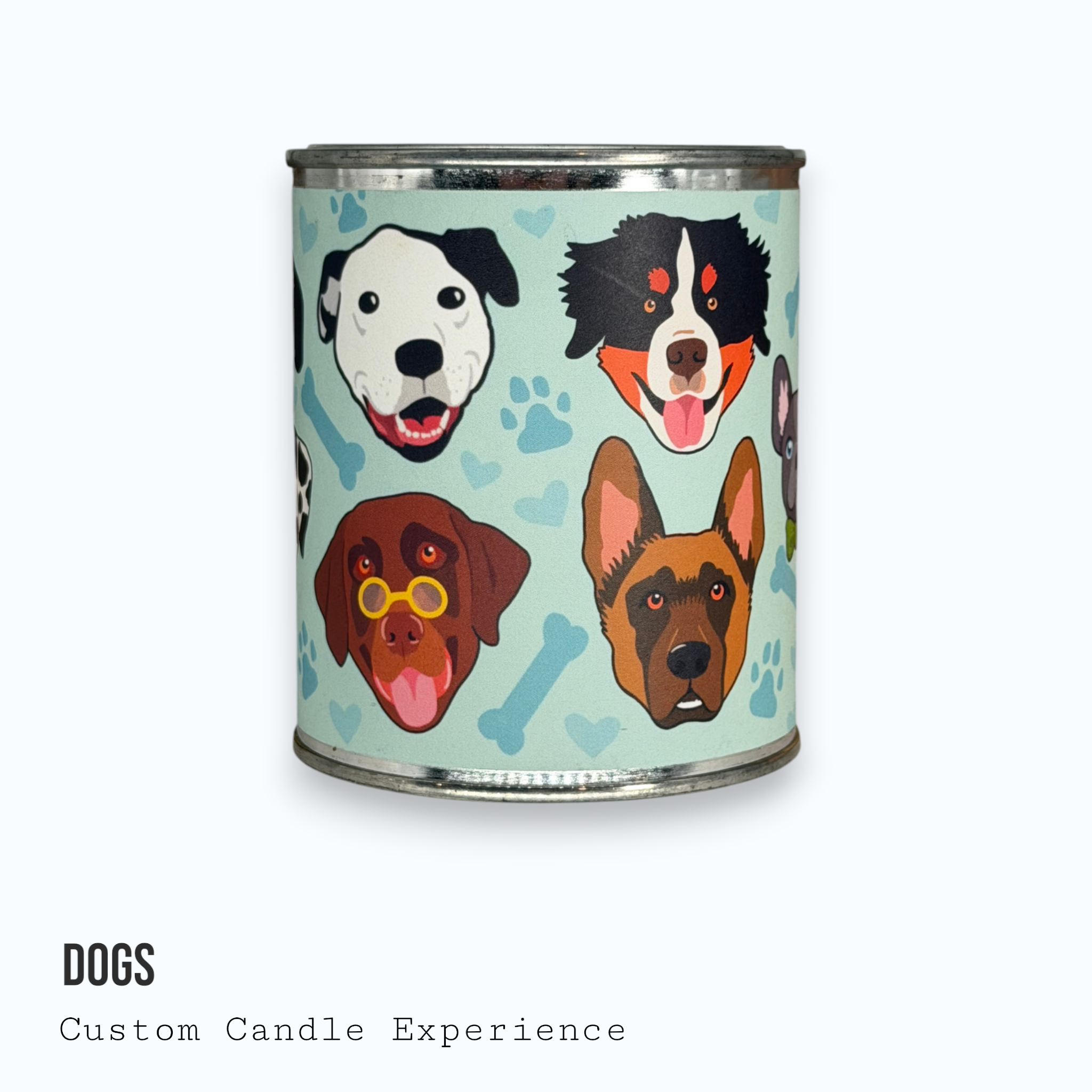 Dogs Custom Candle