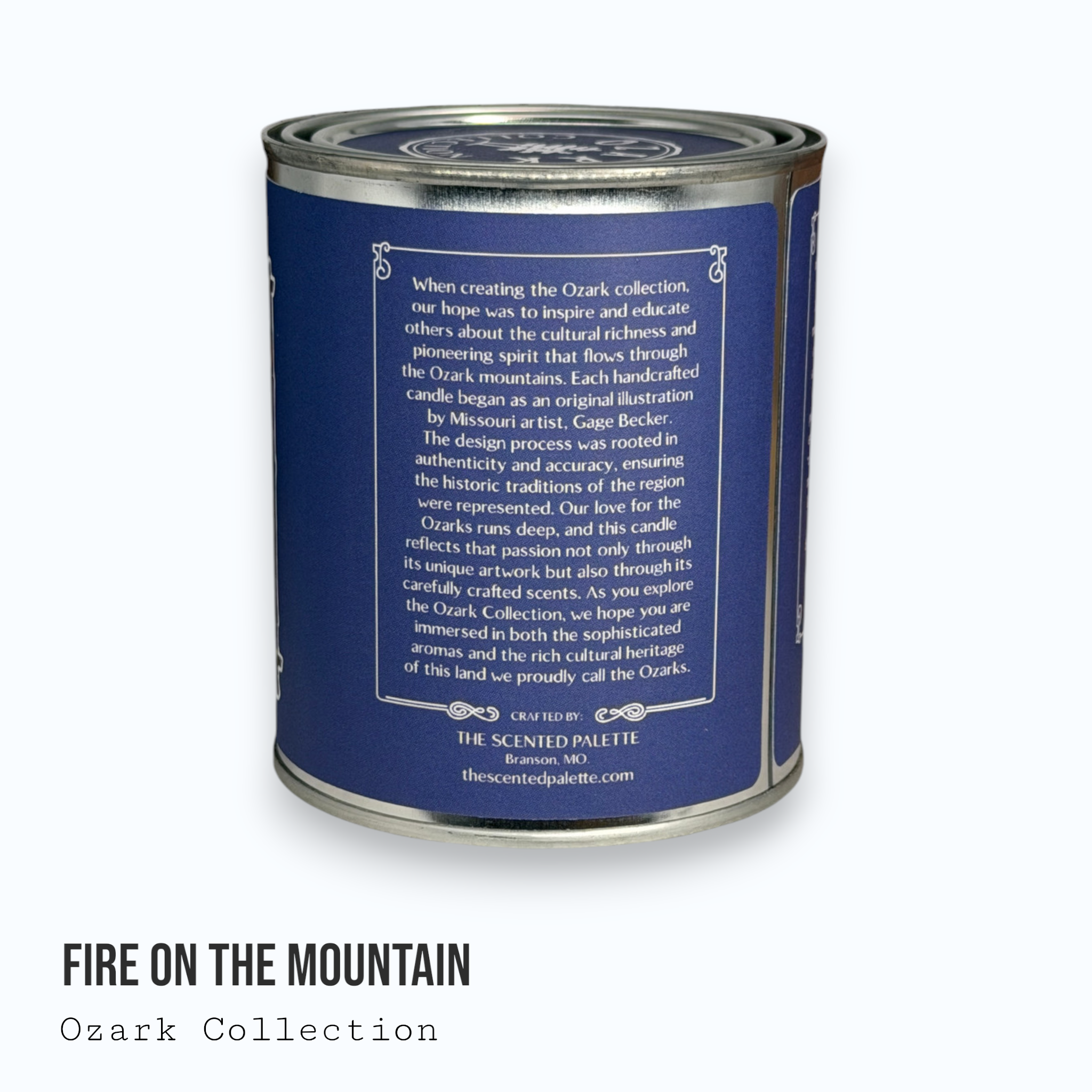 Fire on the Mountain — Ozark Collection Paint Can Candle