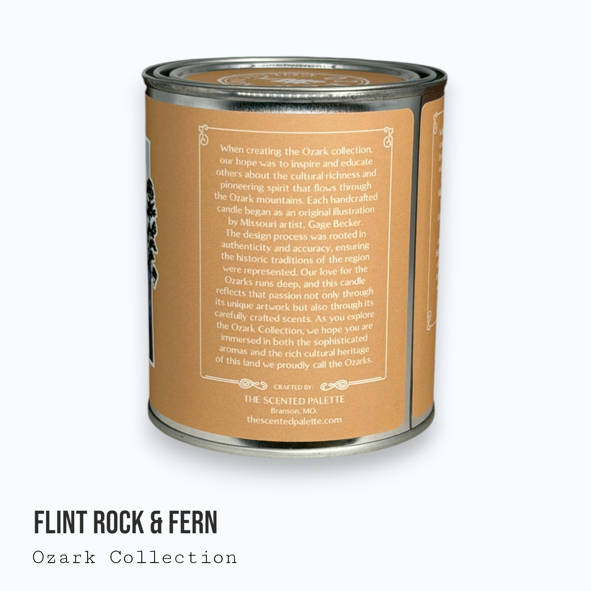 Flint Rock & Fern — Ozark Collection Paint Can Candle