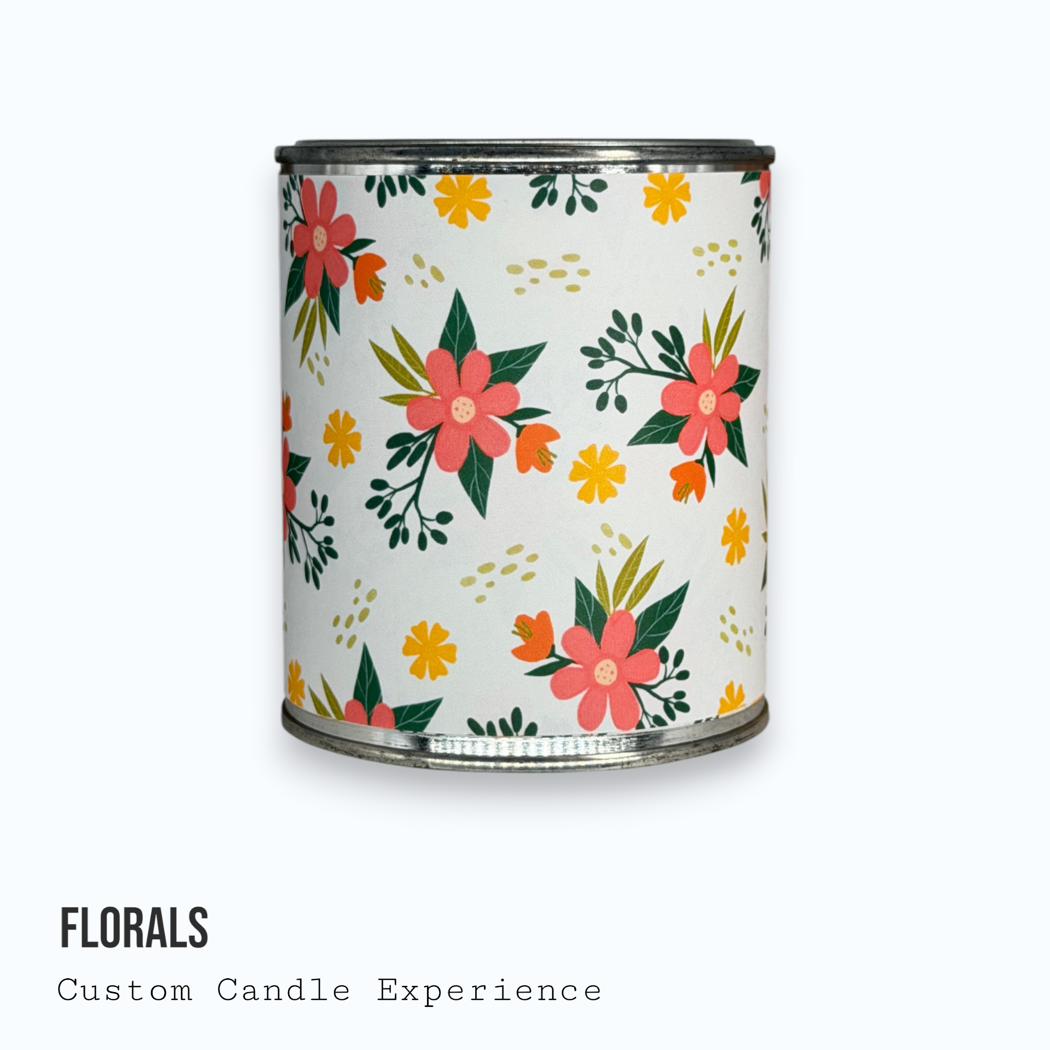 Florals Custom Candle