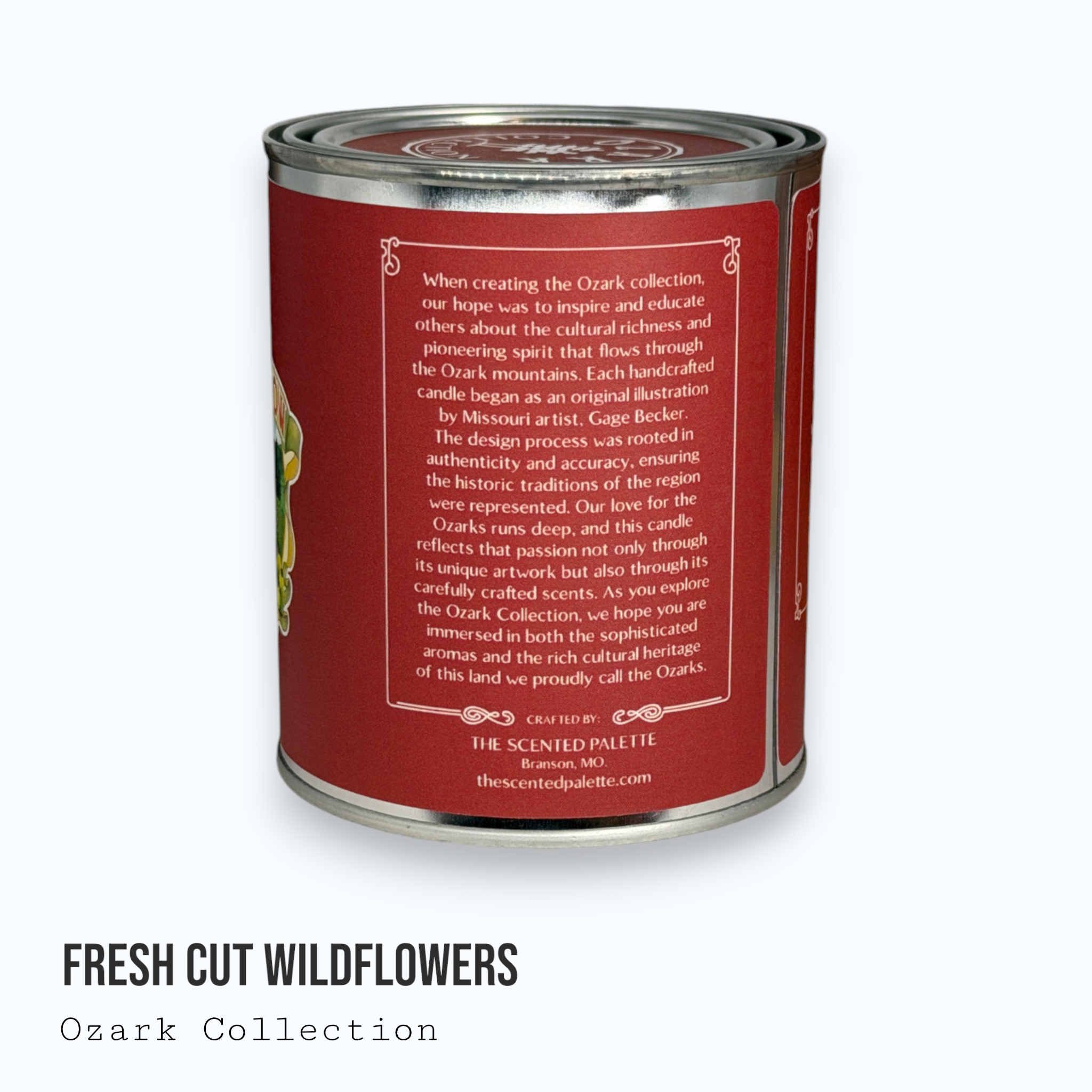 Fresh-Cut Wildflowers — Ozark Collection Paint Can Candle