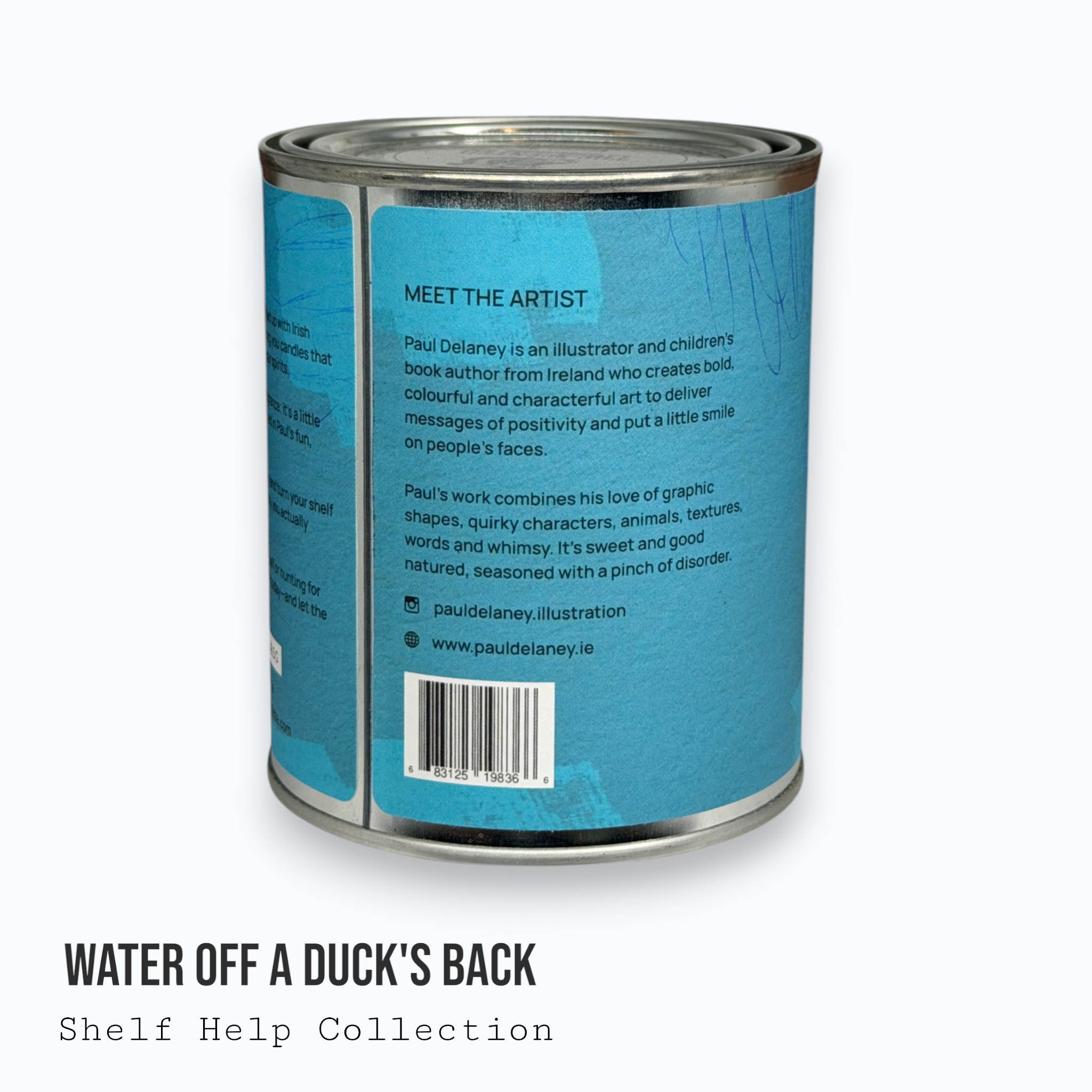Rest, Recharge and Just Bee — Shelf Help Collection Paint Can Candle
