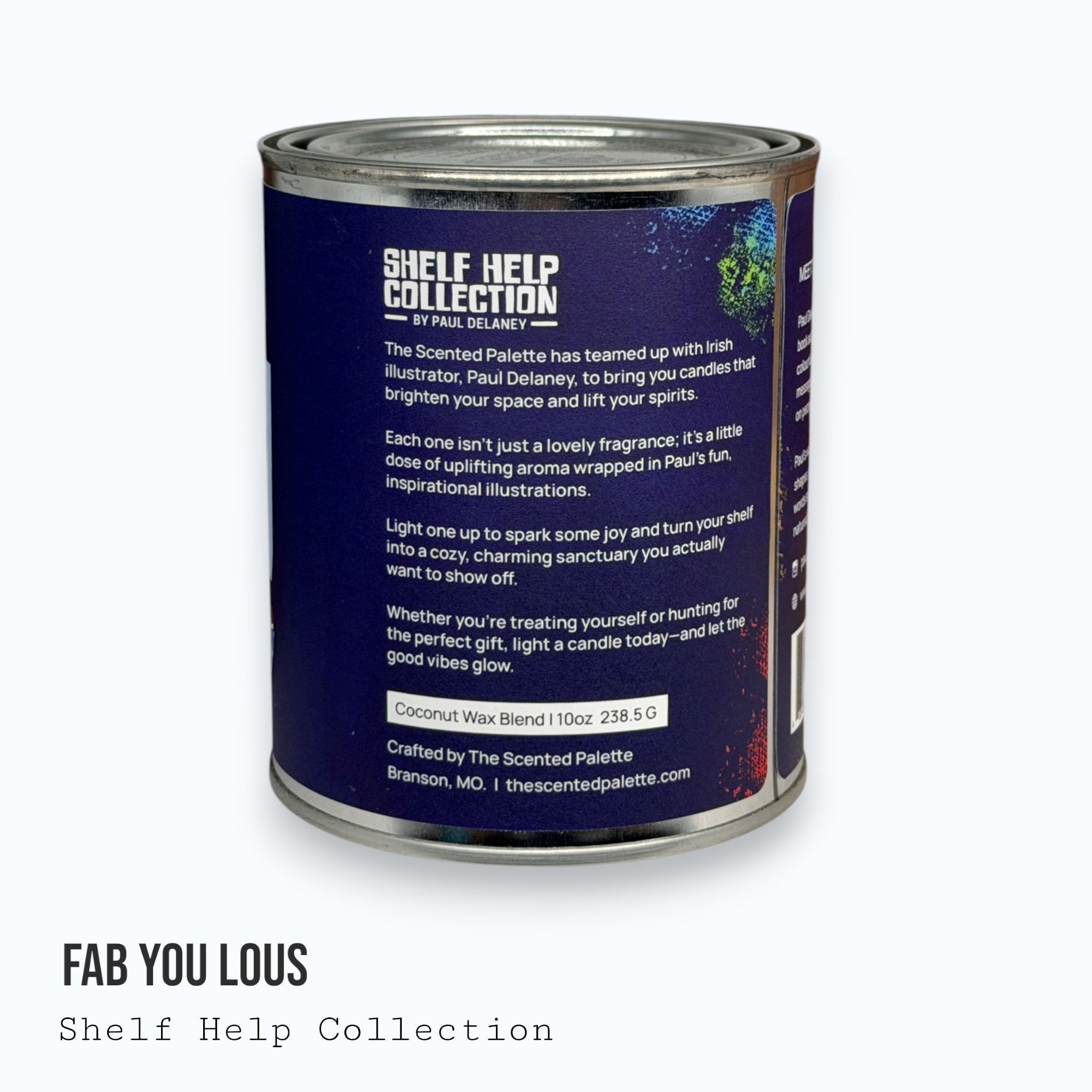 Fab YOU Lous — Shelf Help Collection Paint Can Candle