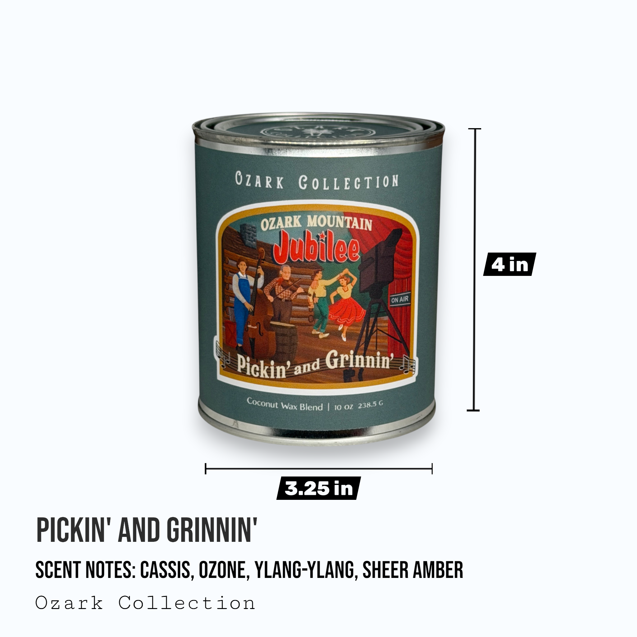 Pickin' and Grinnin' — Ozark Collection Paint Can Candle