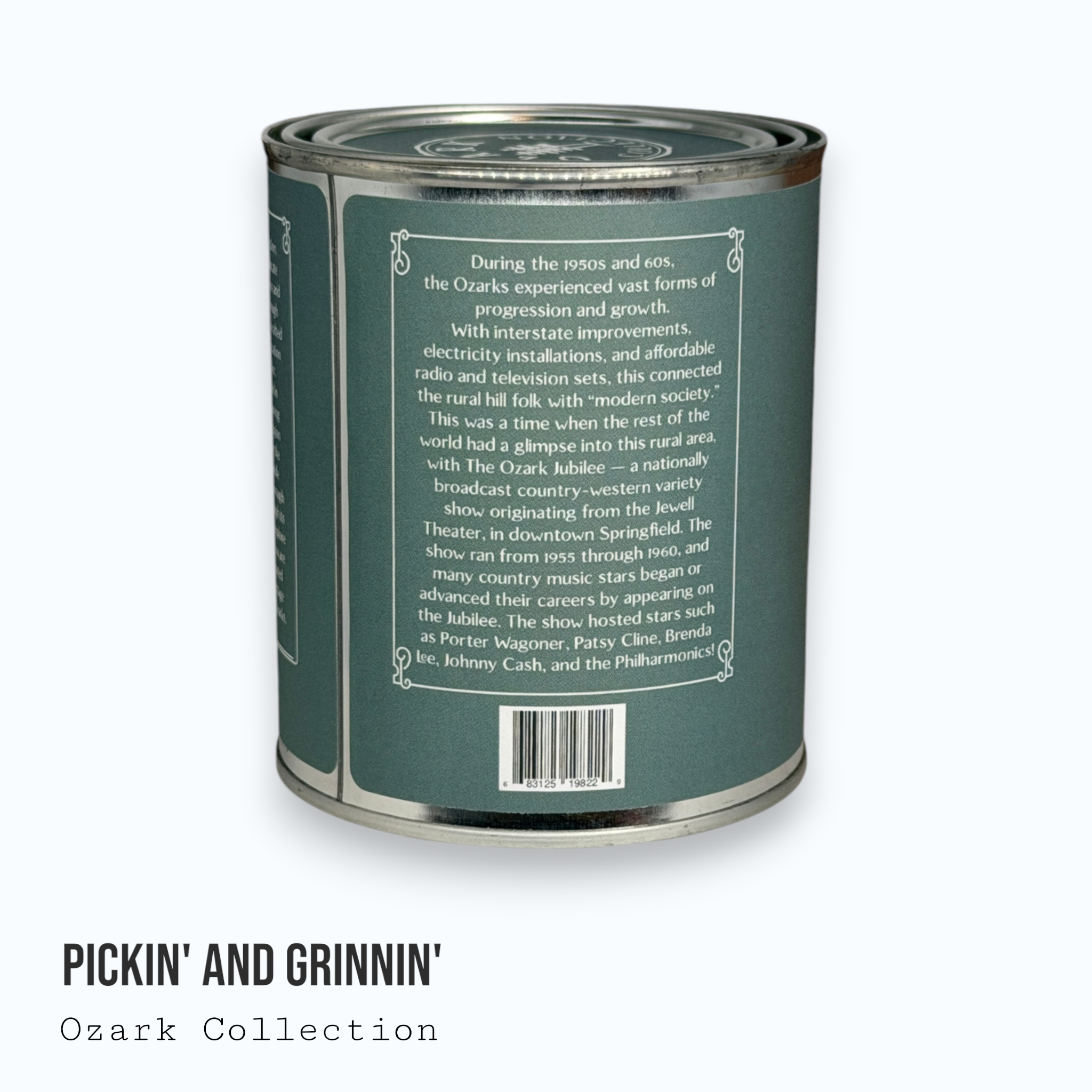 Pickin' and Grinnin' — Ozark Collection Paint Can Candle