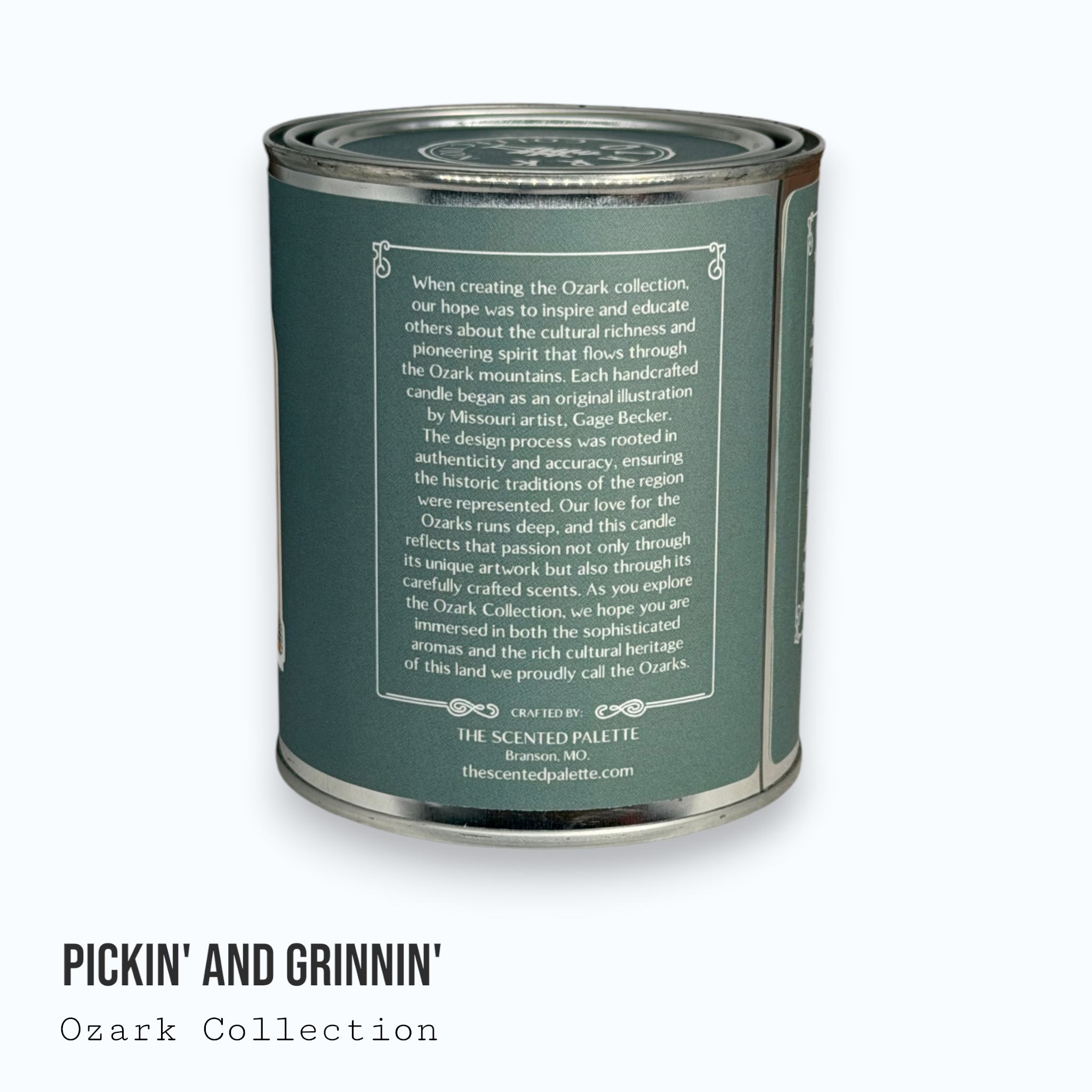 Pickin' and Grinnin' — Ozark Collection Paint Can Candle