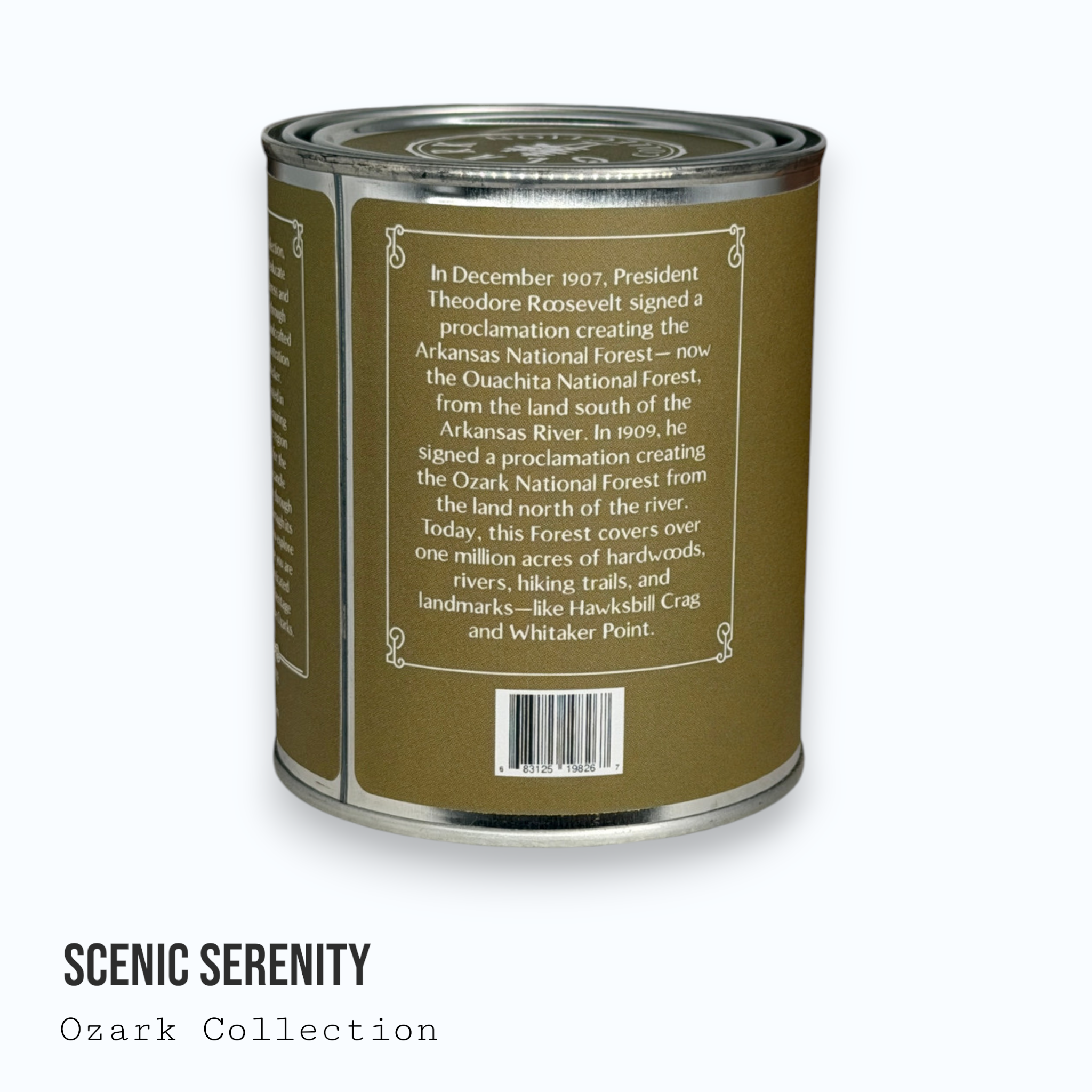 Scenic Serenity — Ozark Collection Paint Can Candle