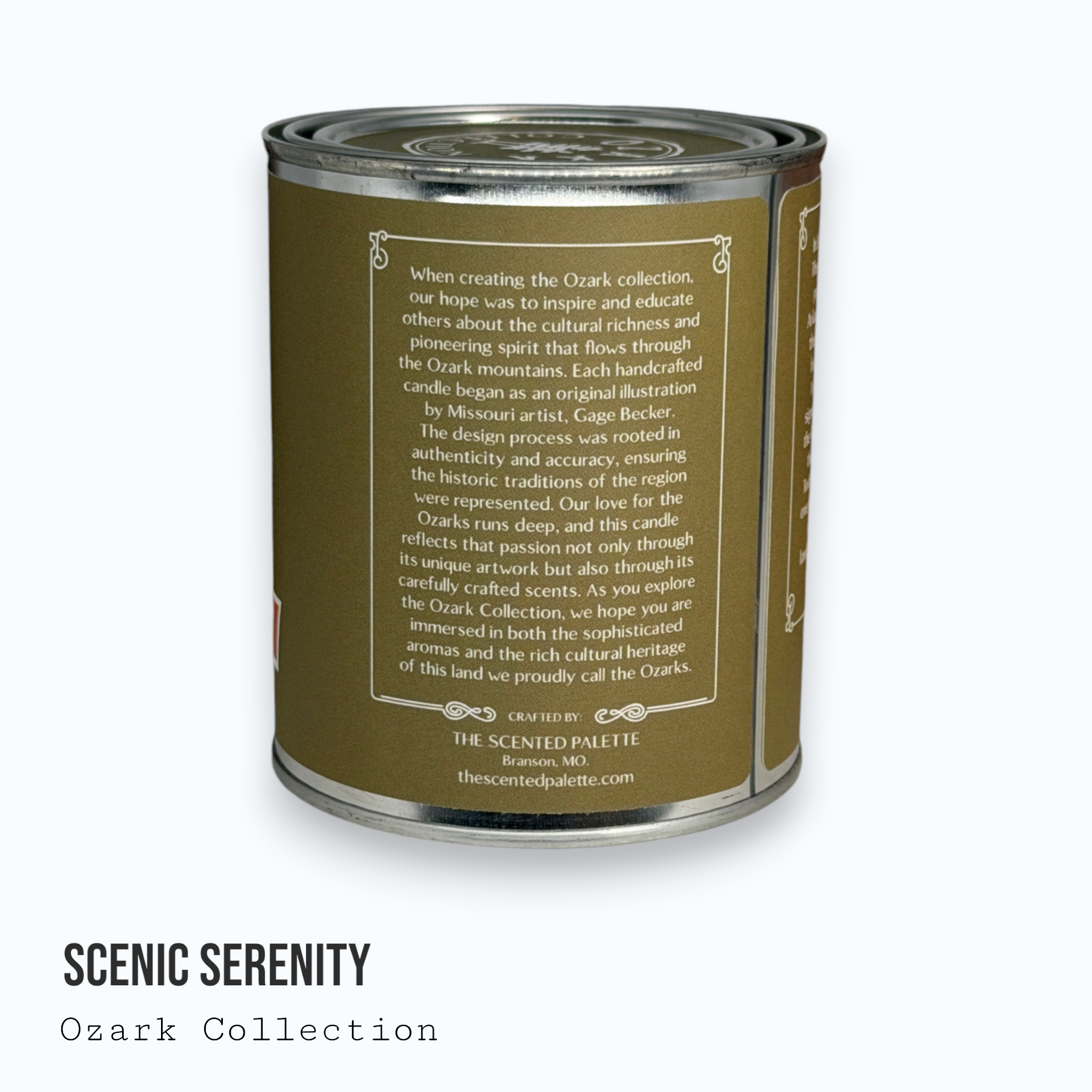Scenic Serenity — Ozark Collection Paint Can Candle