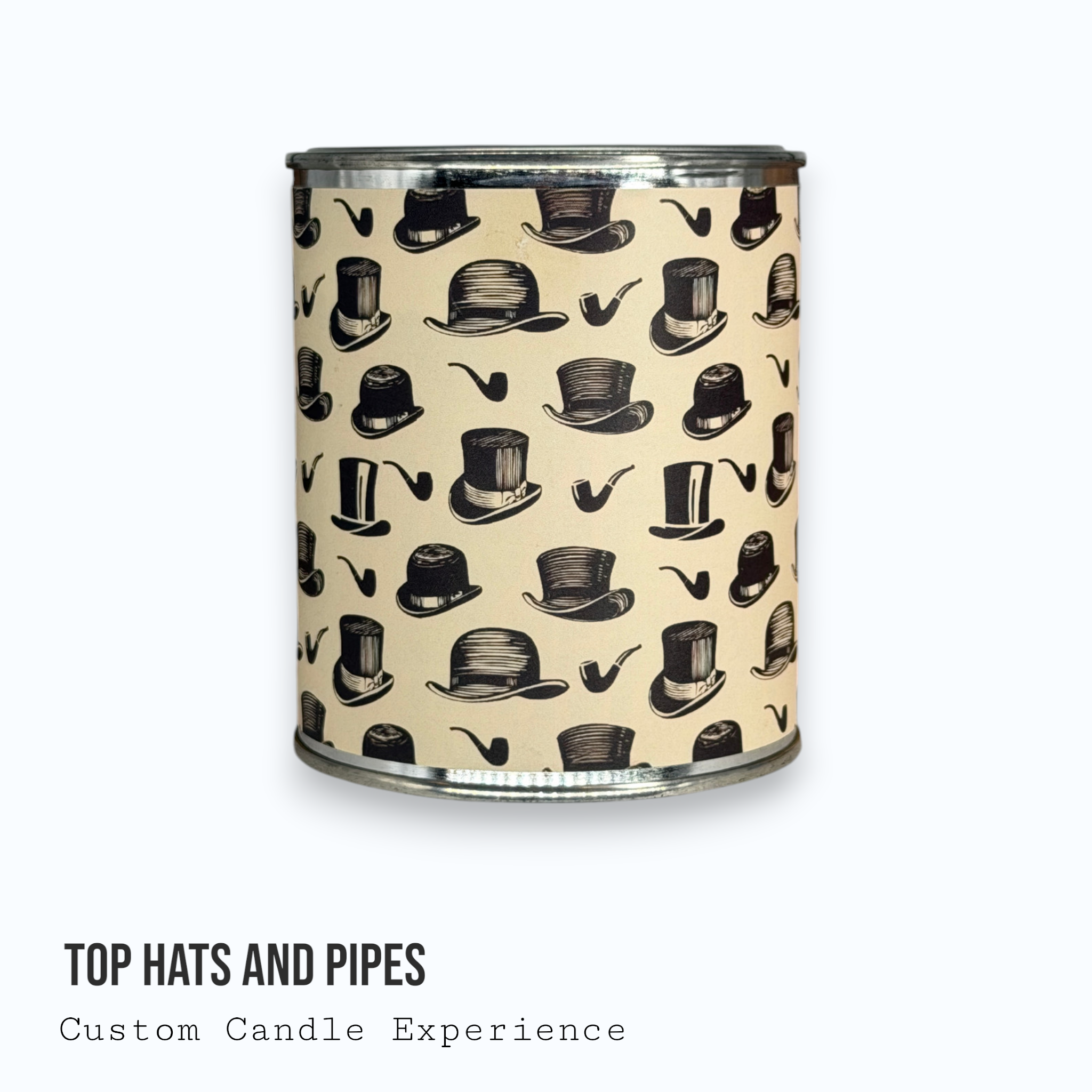 Top Hats & Pipes Custom Candle