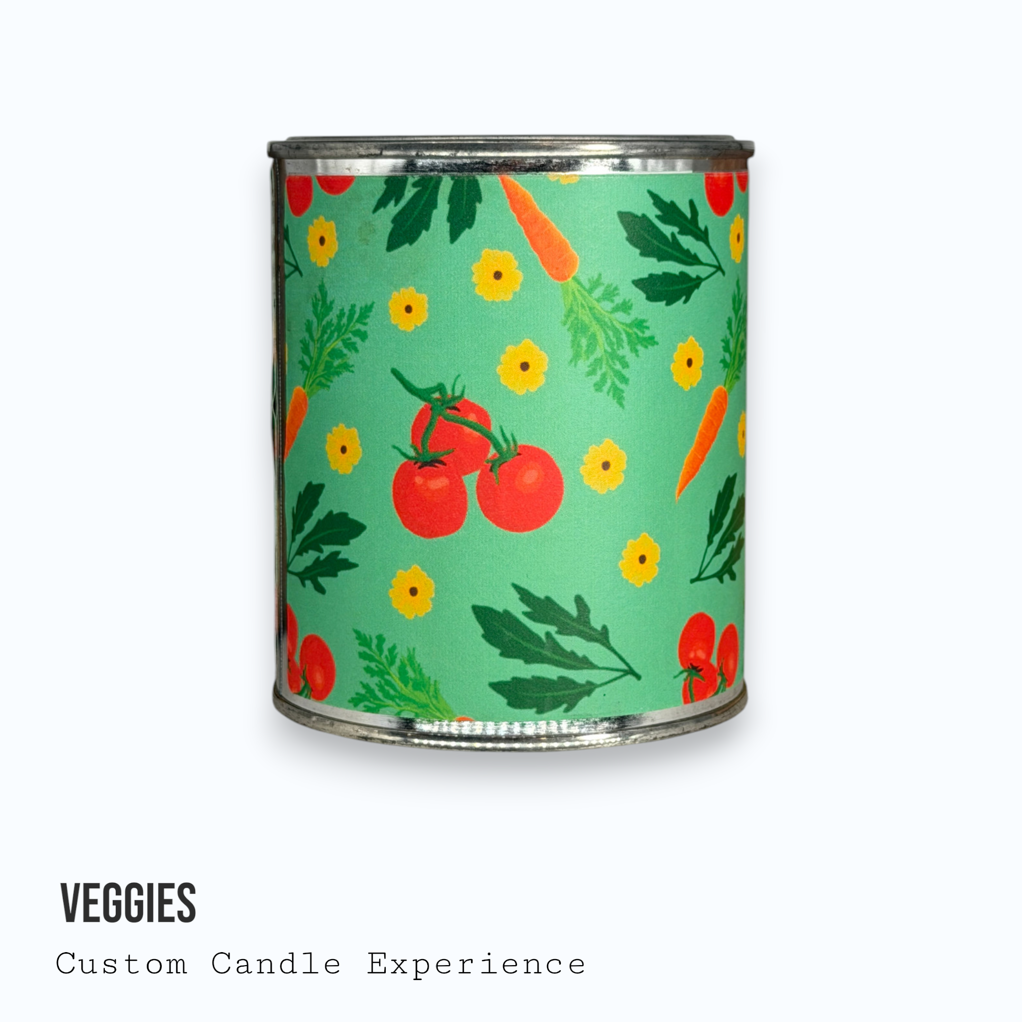 Veggies Custom Candle