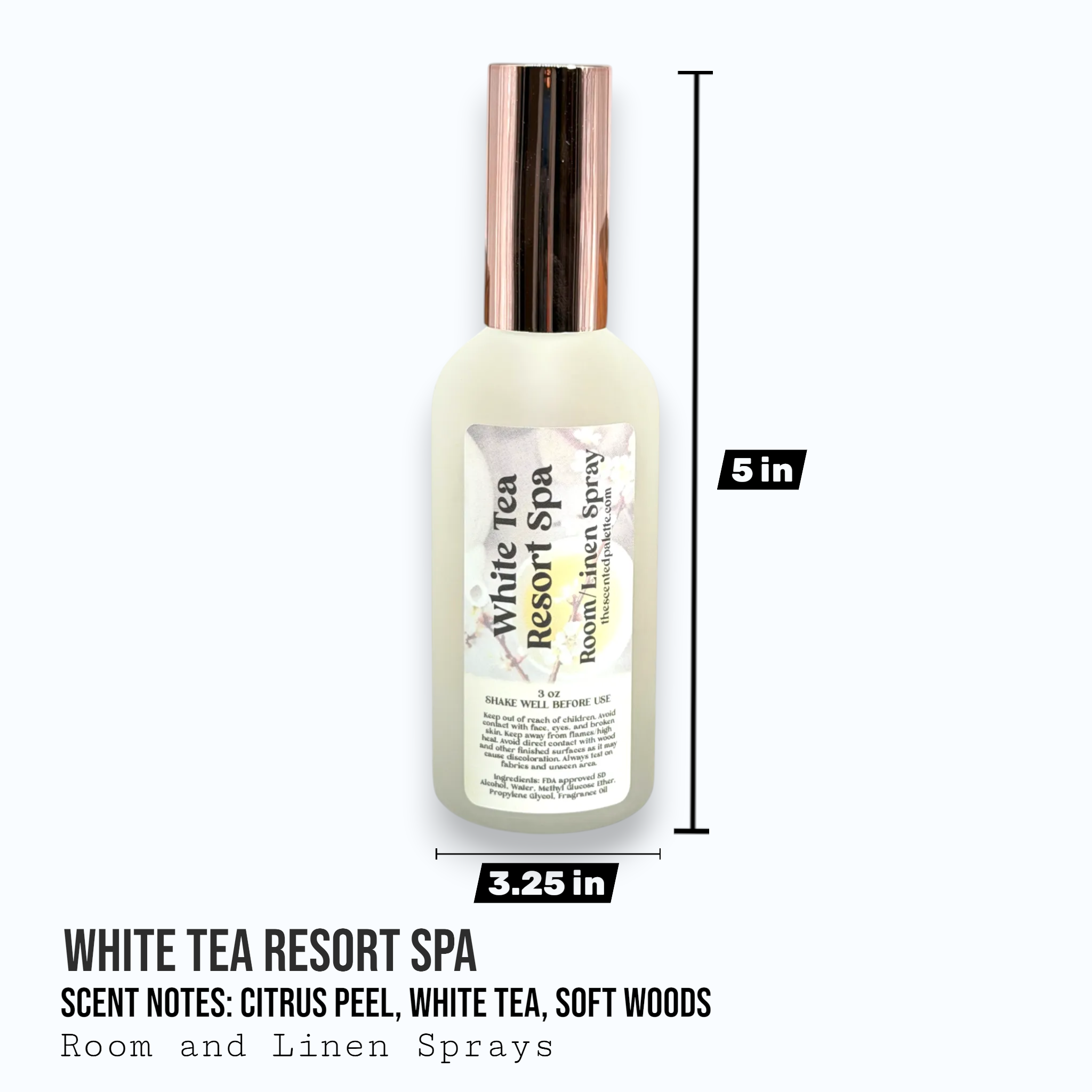 White Tea Resort Spa — Inspired Collection Room & Linen Spray