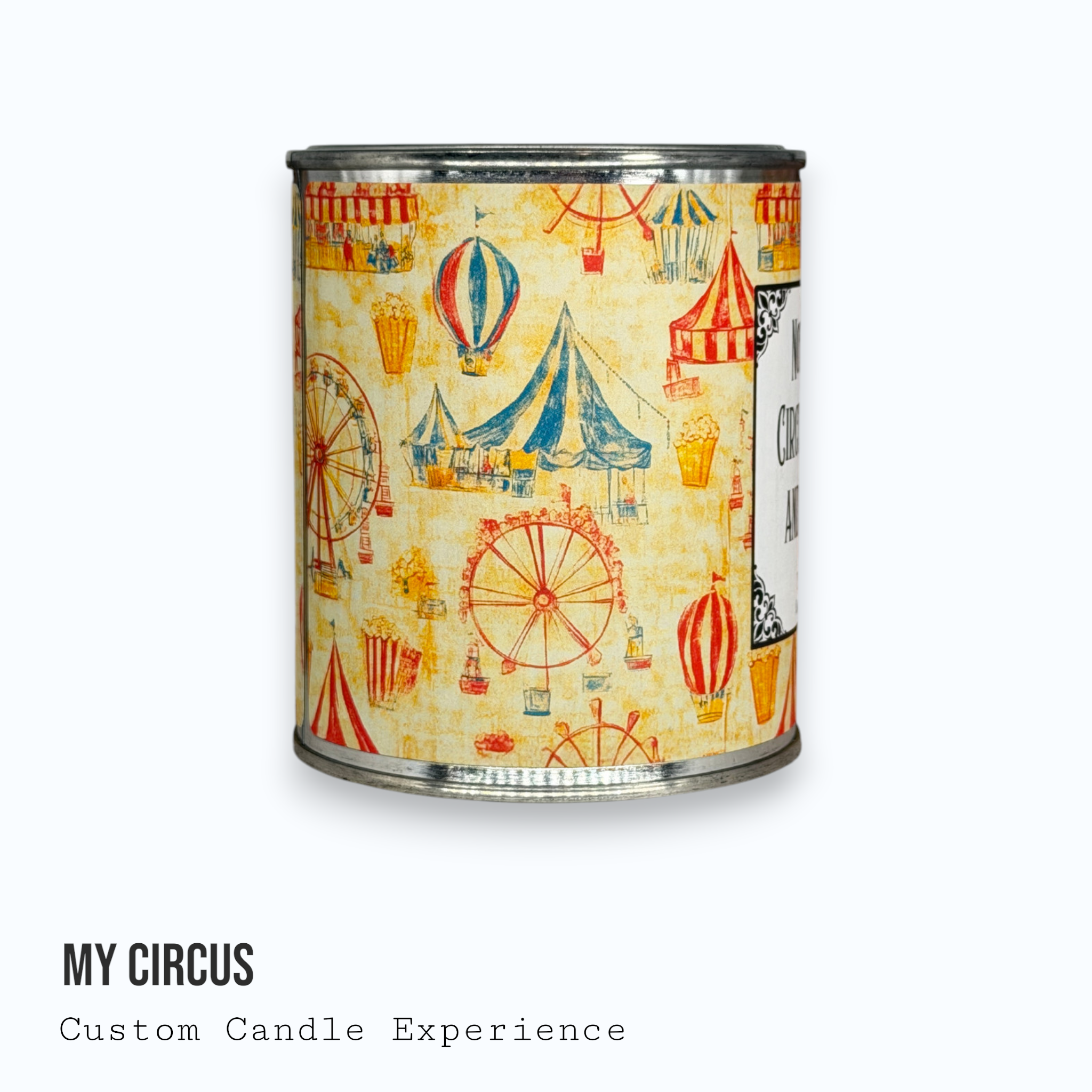 My Circus Custom Candle