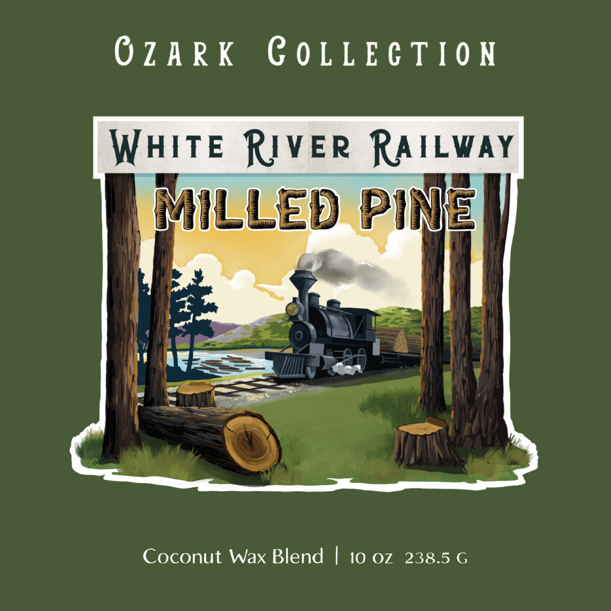 Milled Pine — Ozark Collection Paint Can Candle
