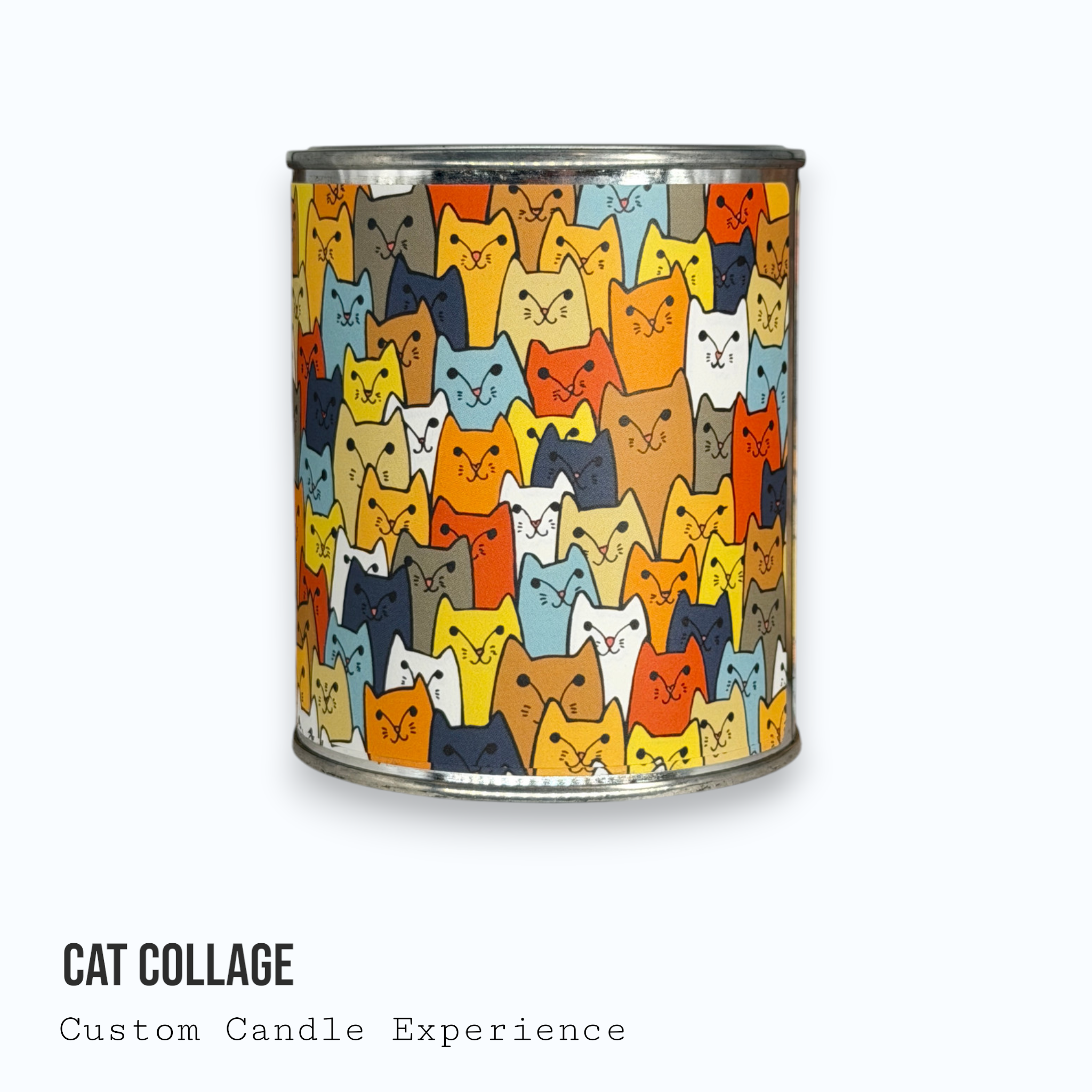 Cats Custom Candle