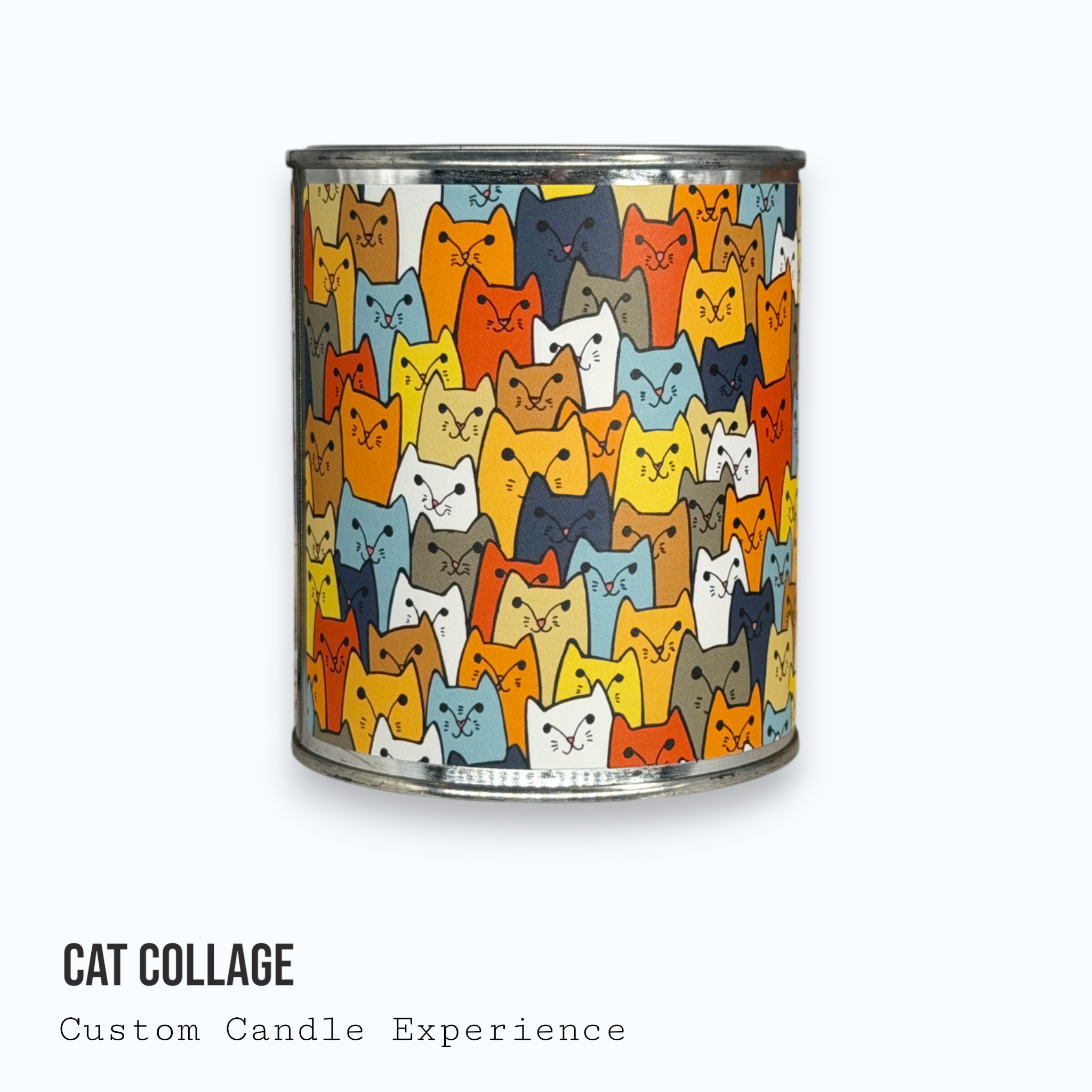 Cats Custom Candle