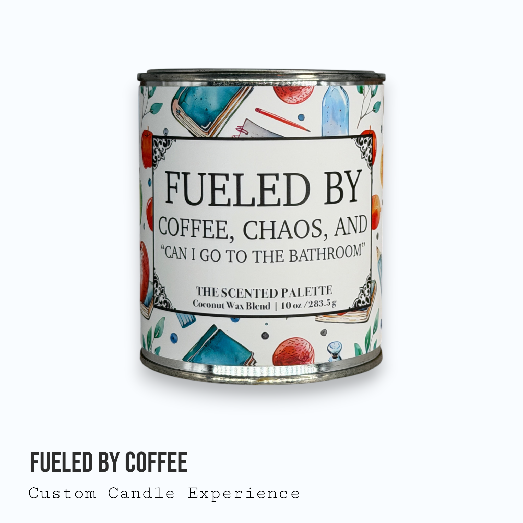 Fueled By Coffee Custom Candle