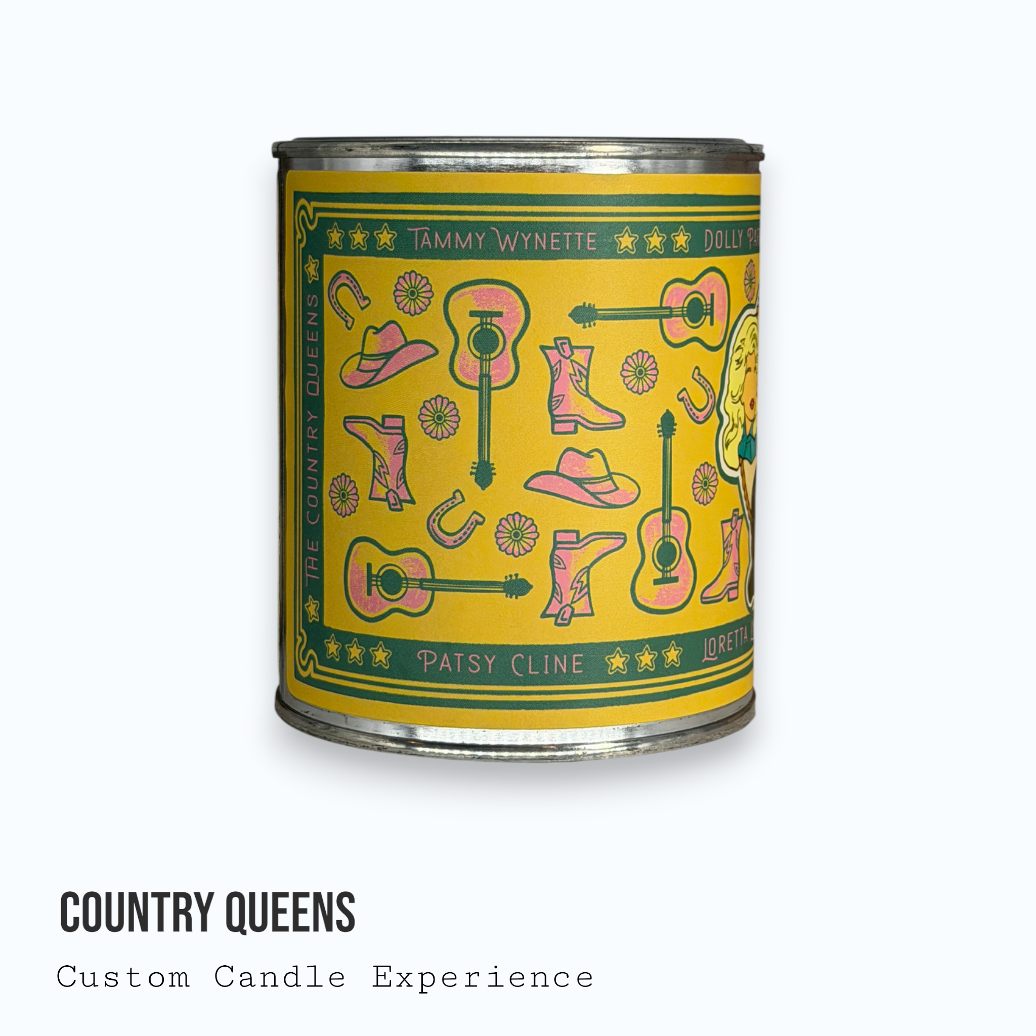 Country Queens Custom Candle