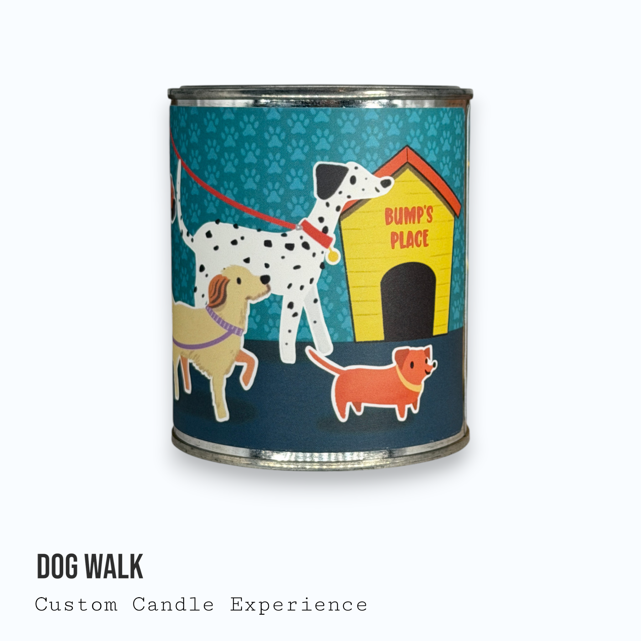 Dog Walk Custom Candle