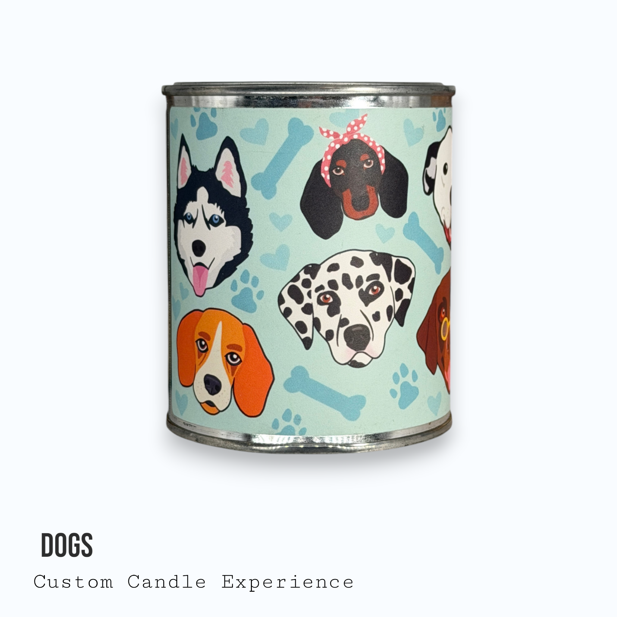 Dogs Custom Candle