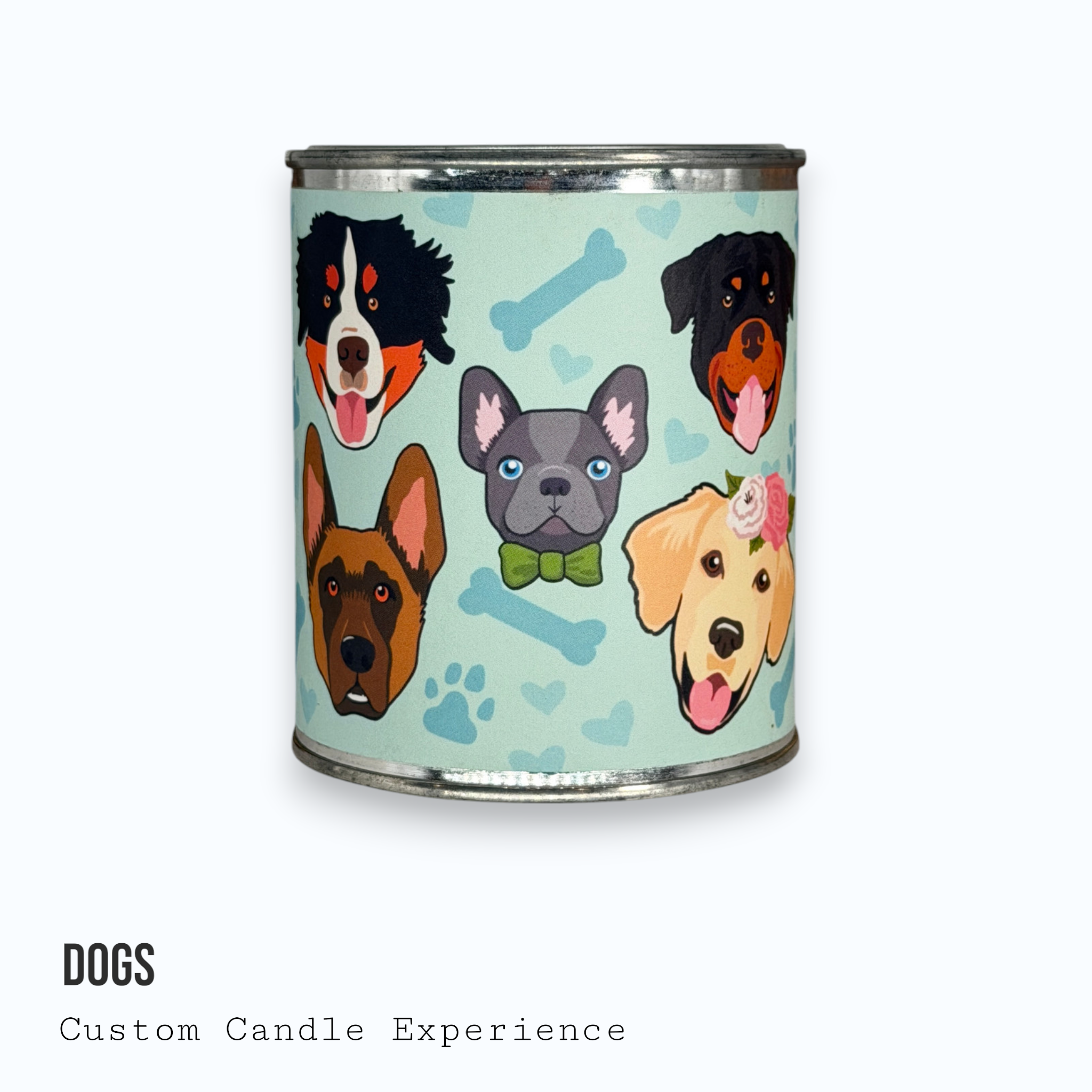 Dogs Custom Candle
