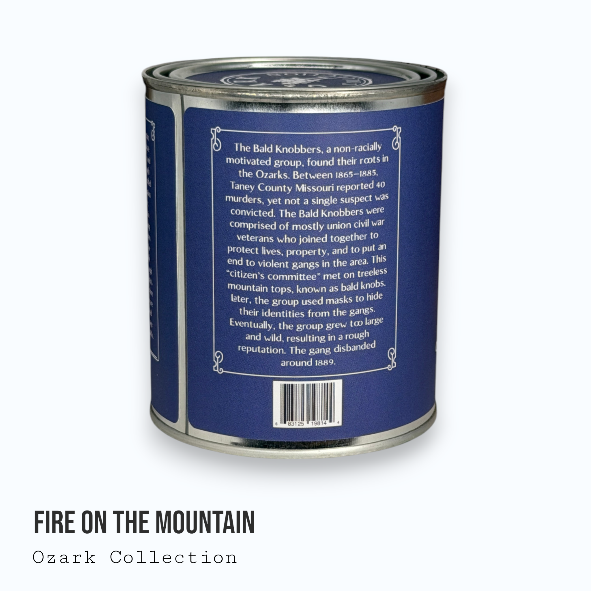 Fire on the Mountain — Ozark Collection Paint Can Candle