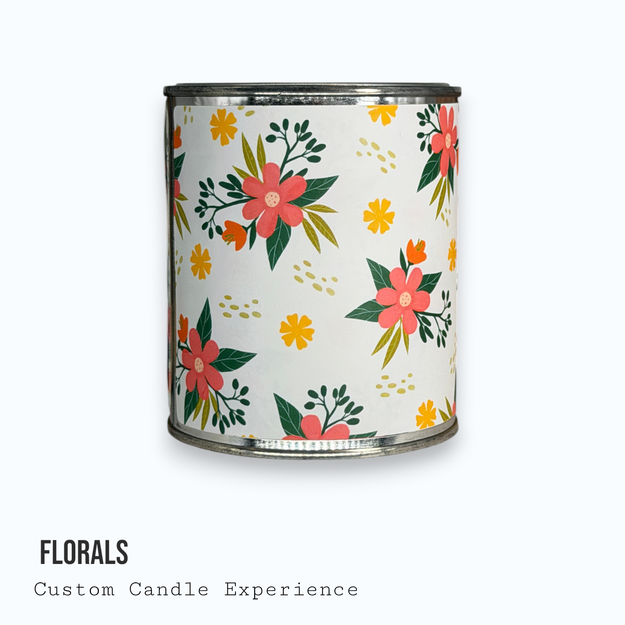 Florals Custom Candle