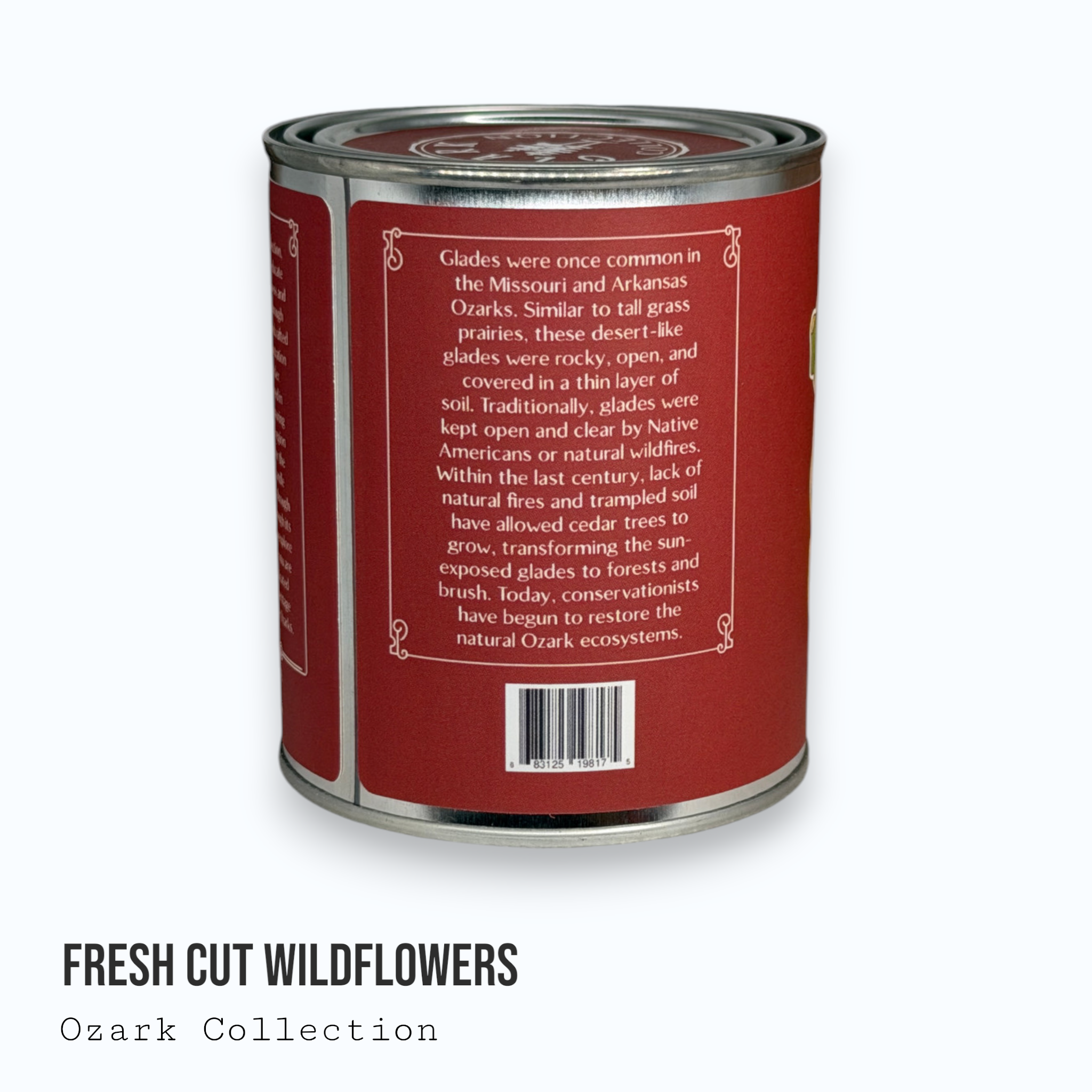 Fresh-Cut Wildflowers — Ozark Collection Paint Can Candle