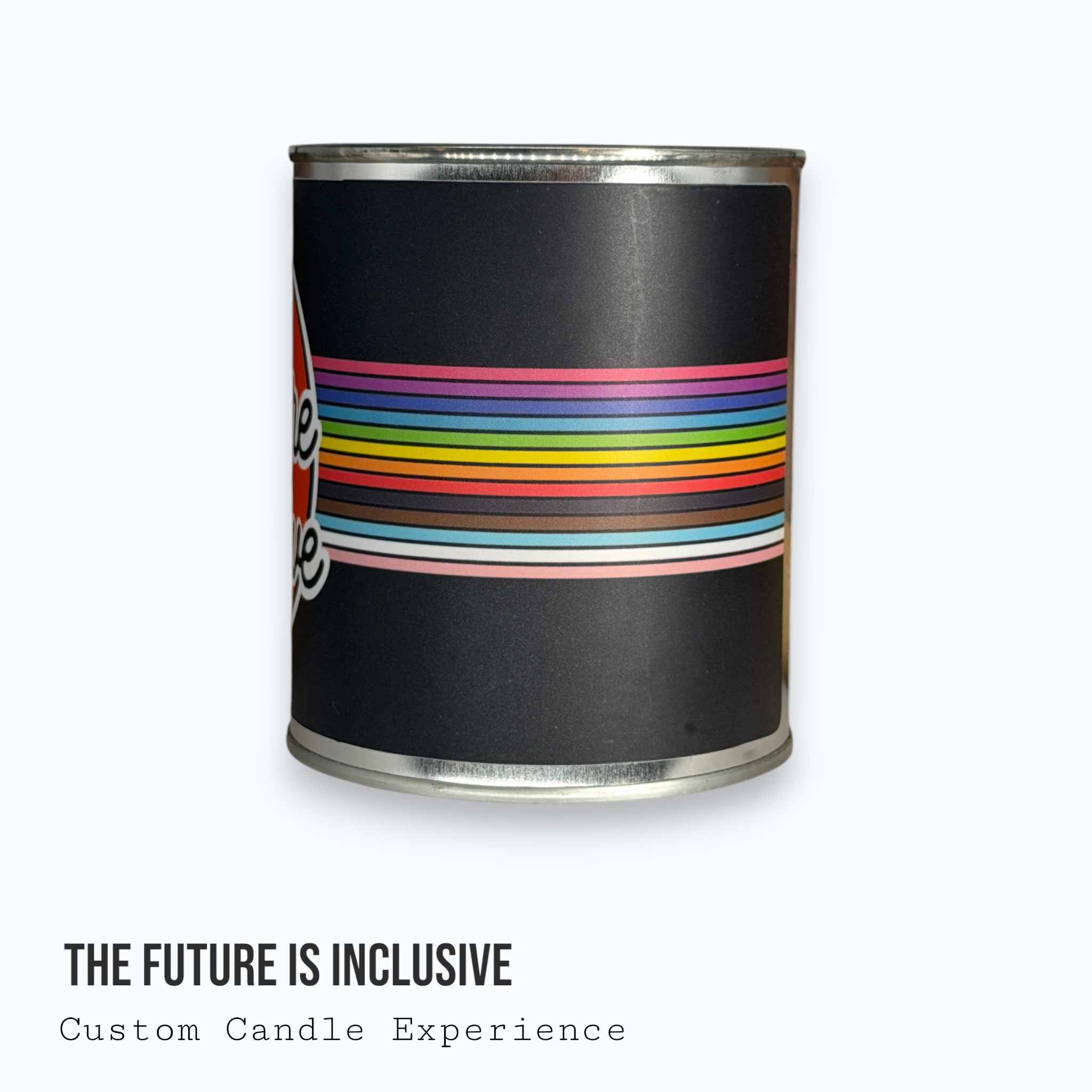 The Future Is Inclusive Custom Candle
