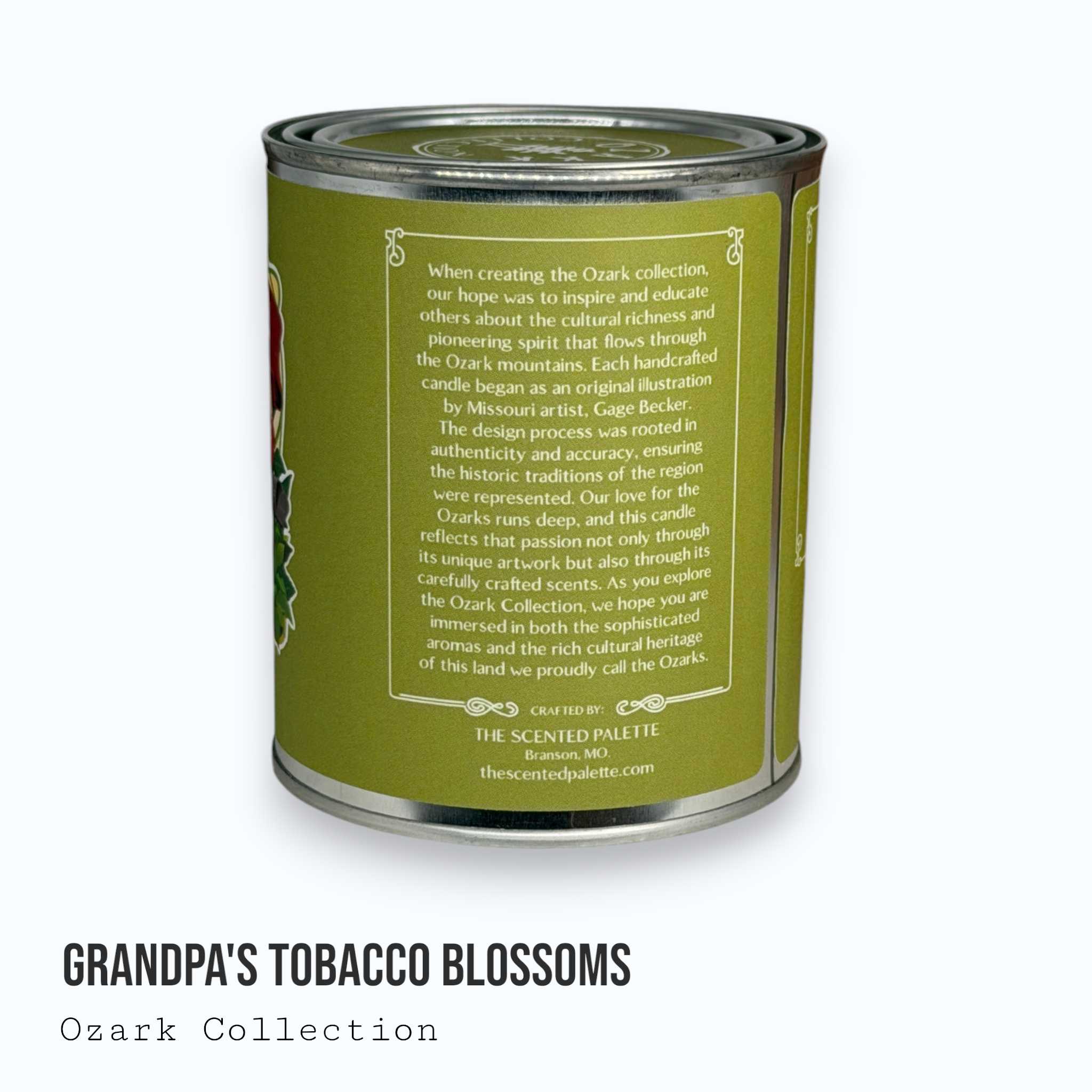 Grandpa's Tobacco Blossoms — Ozark Collection Paint Can Candle