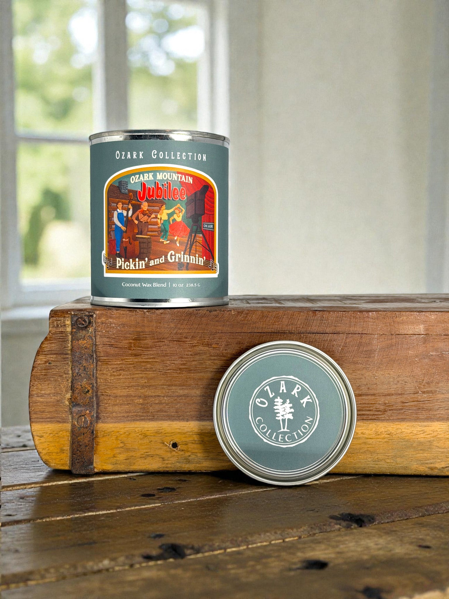 Pickin' and Grinnin' — Ozark Collection Paint Can Candle