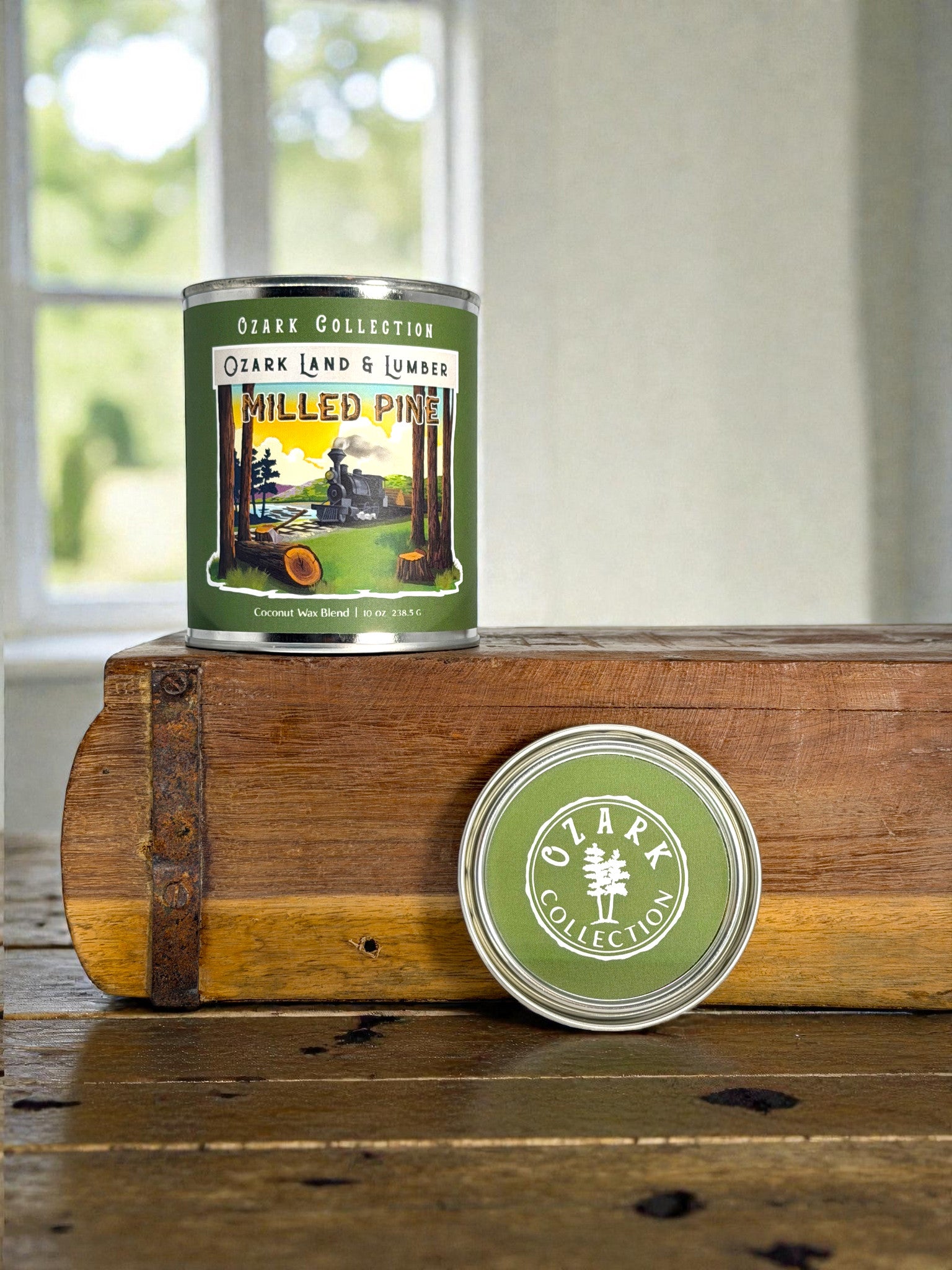 Milled Pine — Ozark Collection Paint Can Candle