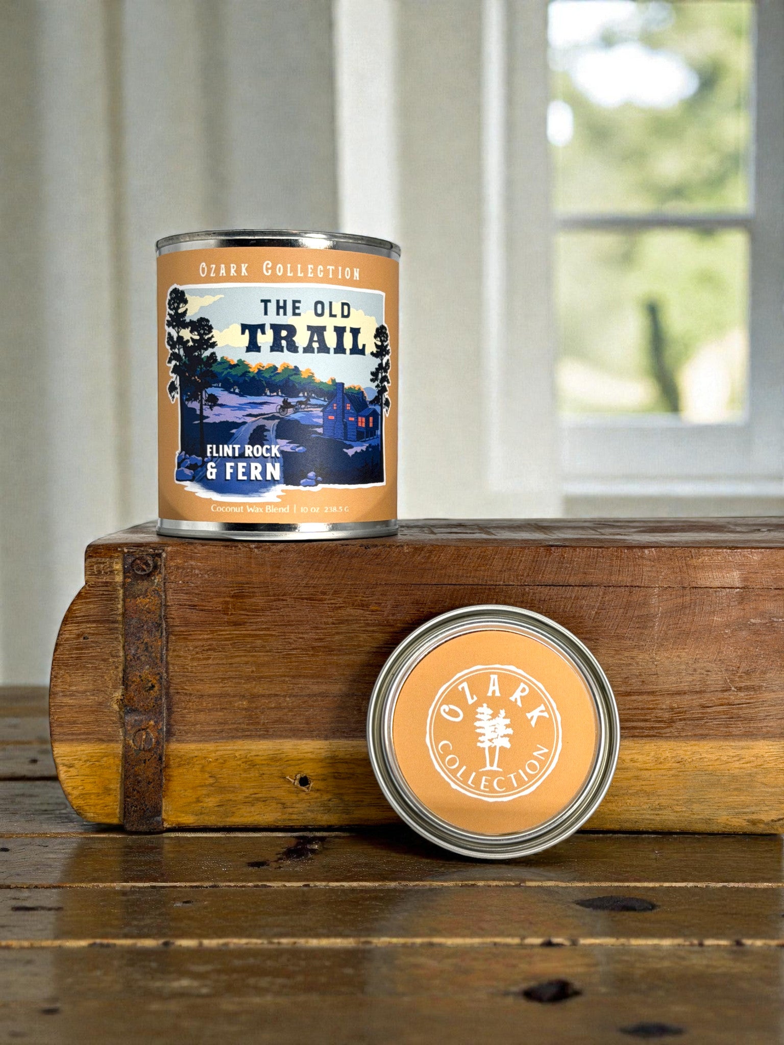 Flint Rock & Fern — Ozark Collection Paint Can Candle