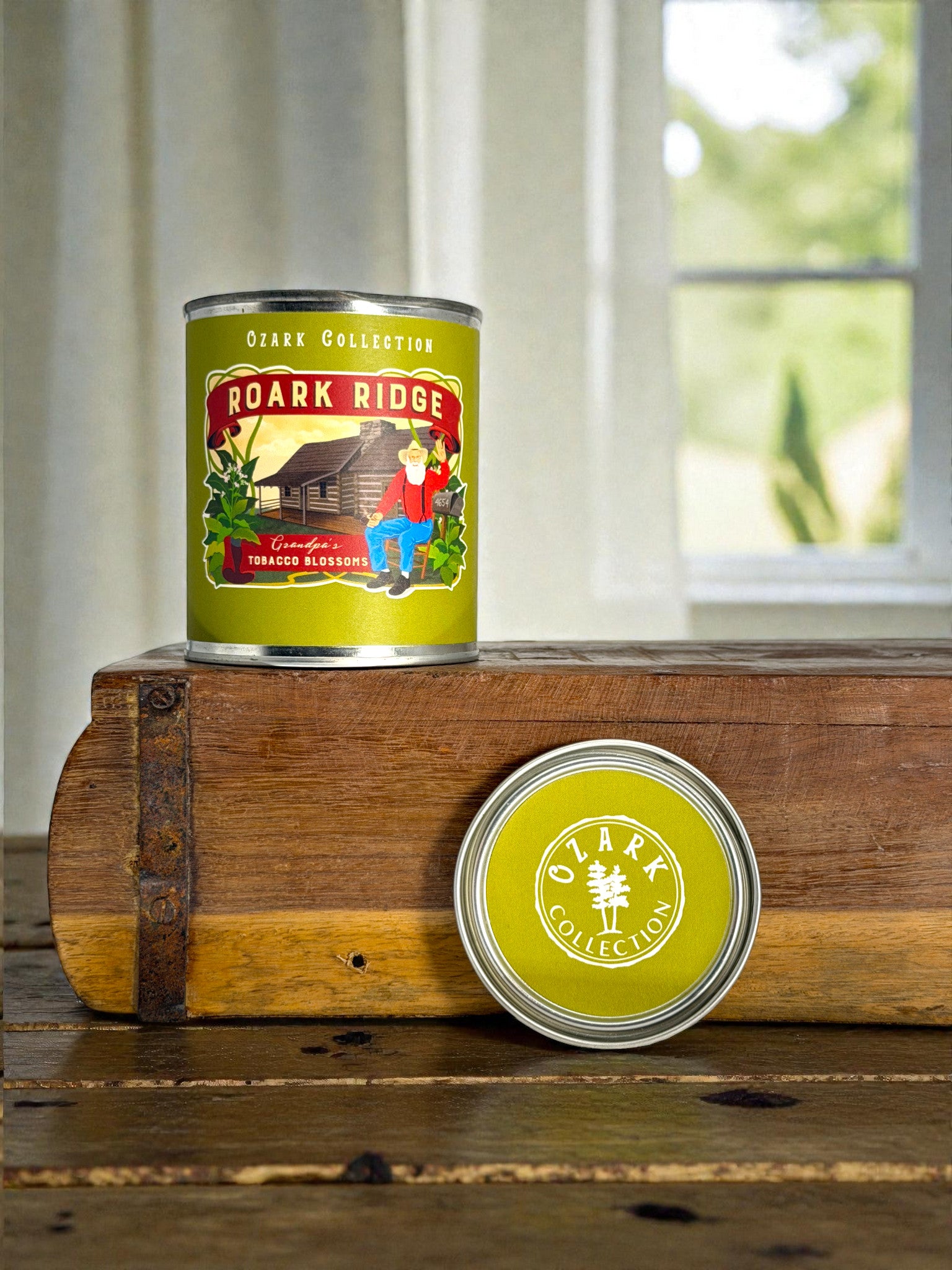 Grandpa's Tobacco Blossoms — Ozark Collection Paint Can Candle