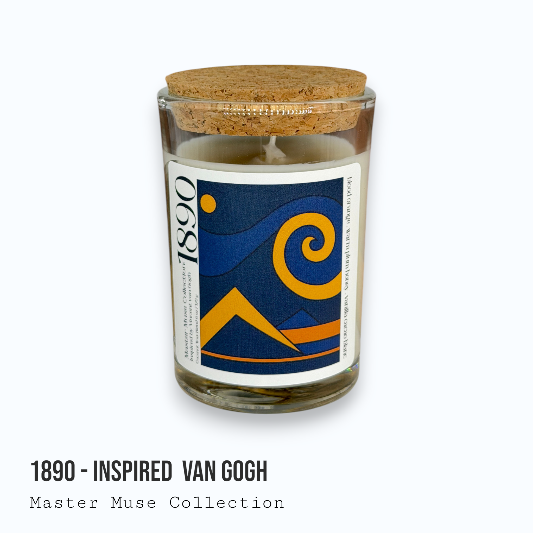 1890 - Master Muse Glass Jar Candle (Inspired by van Gogh)