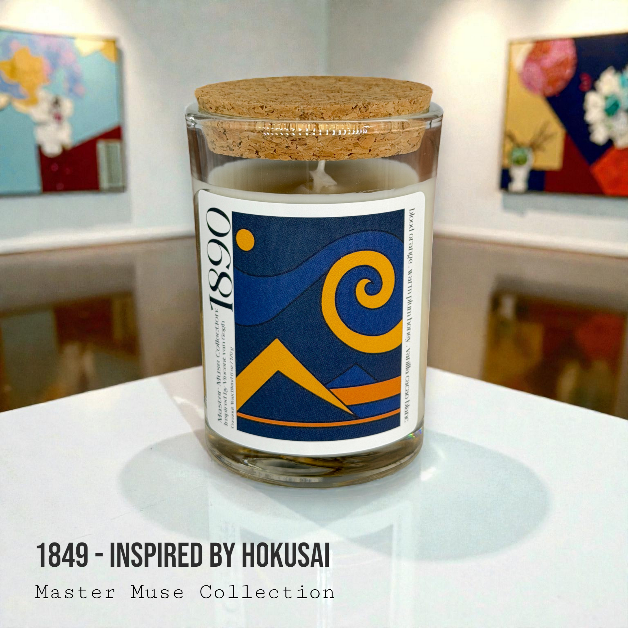 1890 - Master Muse Glass Jar Candle (Inspired by van Gogh)