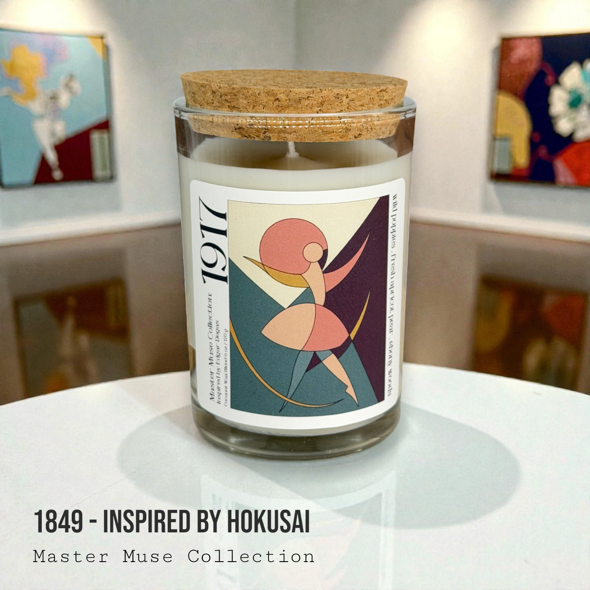1917 - Master Muse Glass Jar Candle (Inspired by Degas)