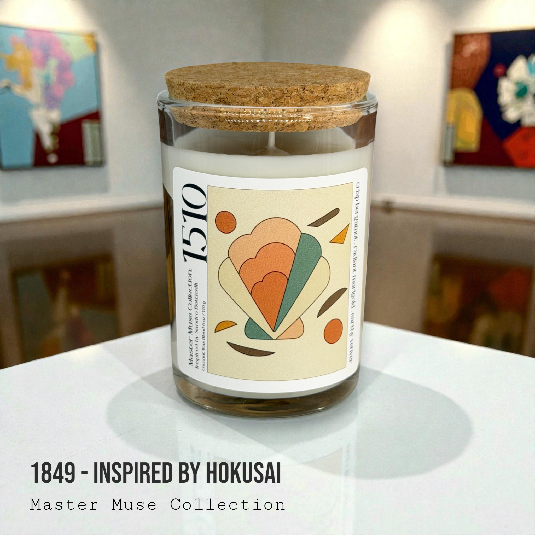 1510 - Master Muse Glass Jar Candle (Inspired by Botticelli)