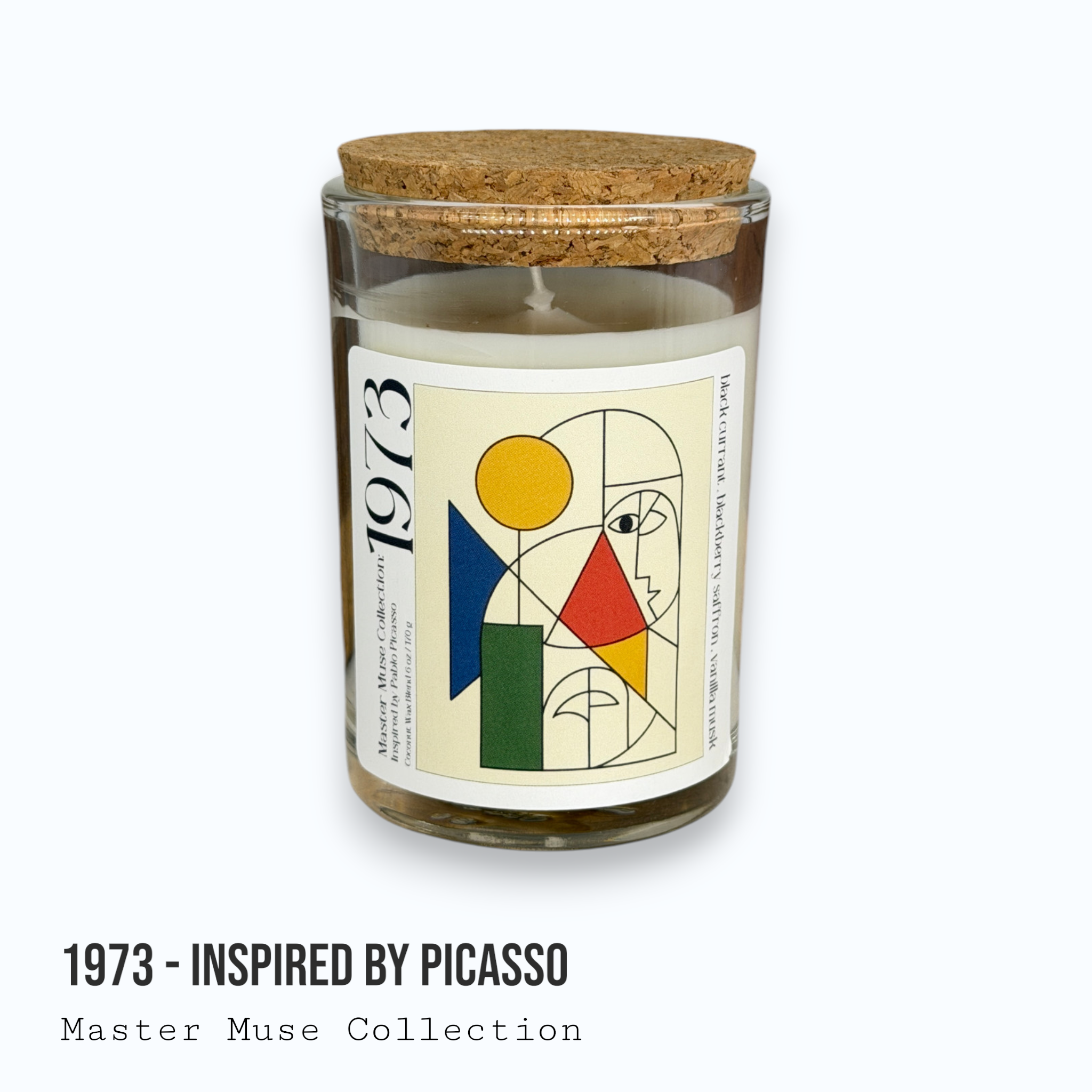 1973 - Master Muse Glass Jar Candle (Inspired by Picasso)