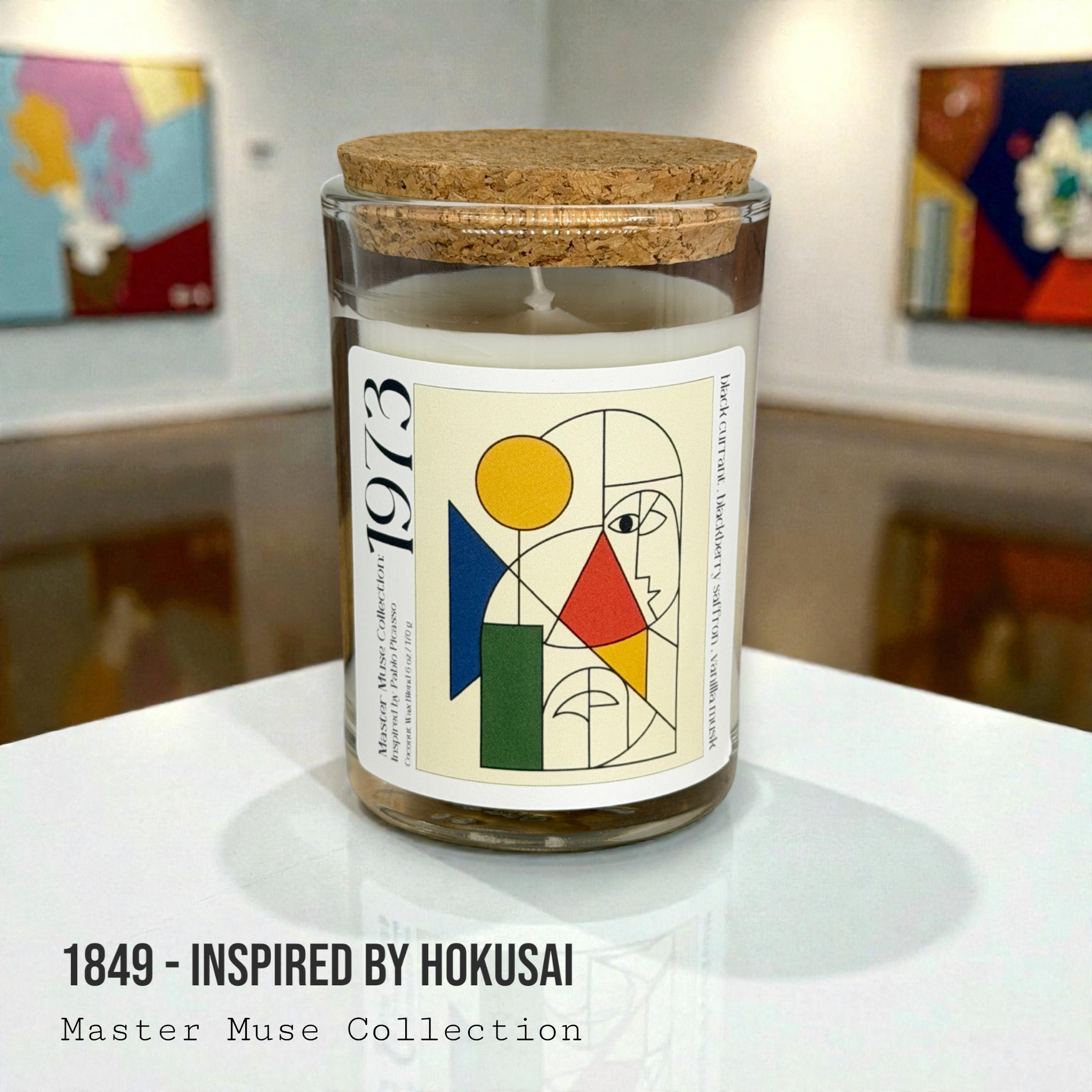 1973 - Master Muse Glass Jar Candle (Inspired by Picasso)