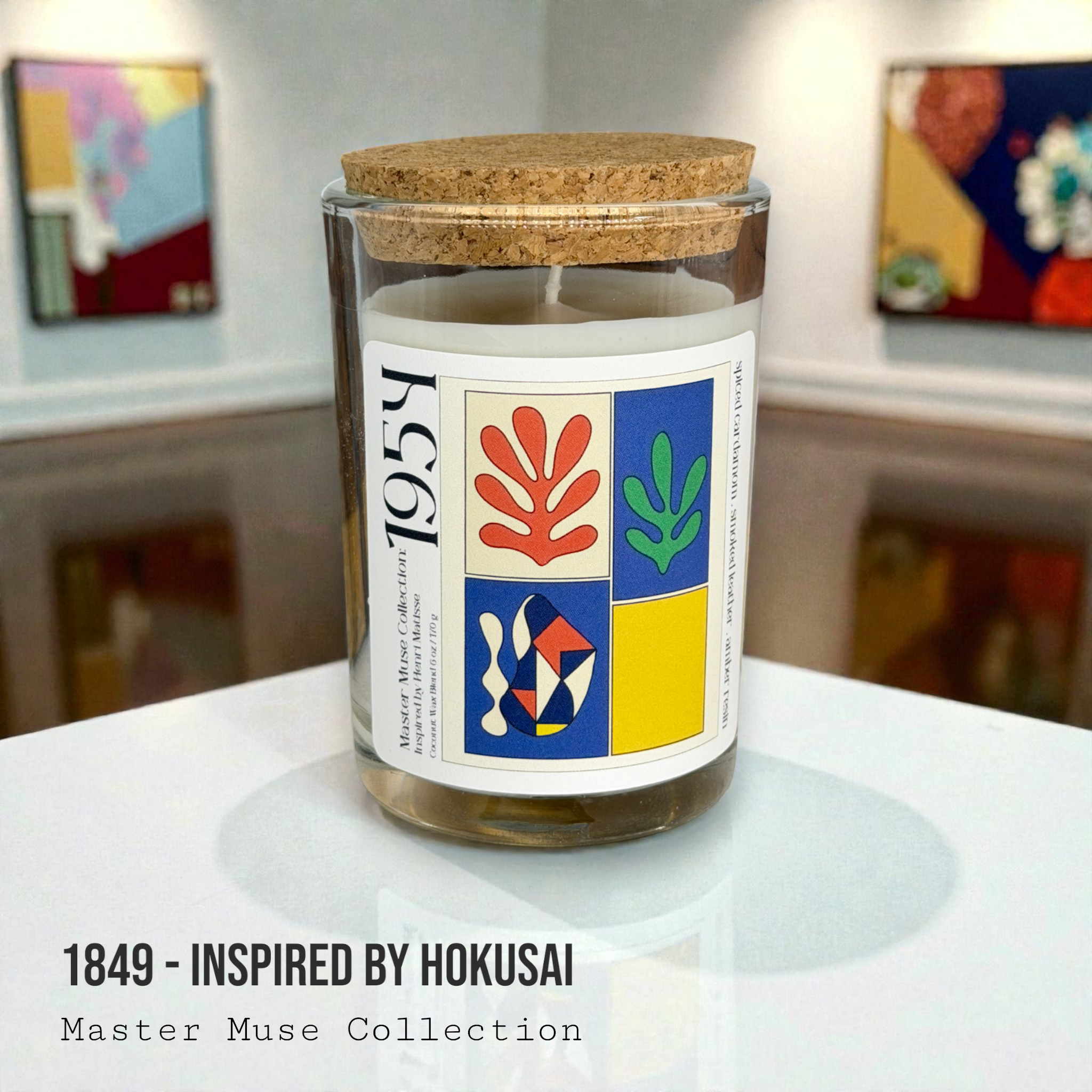 1954 - Master Muse Glass Jar Candle (Inspired by Matisse)