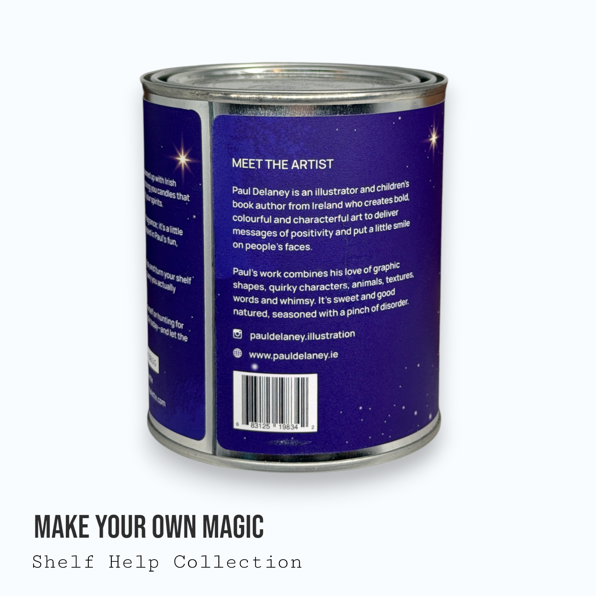 Make Your Own Magic — Shelf Help Collection Paint Can Candle
