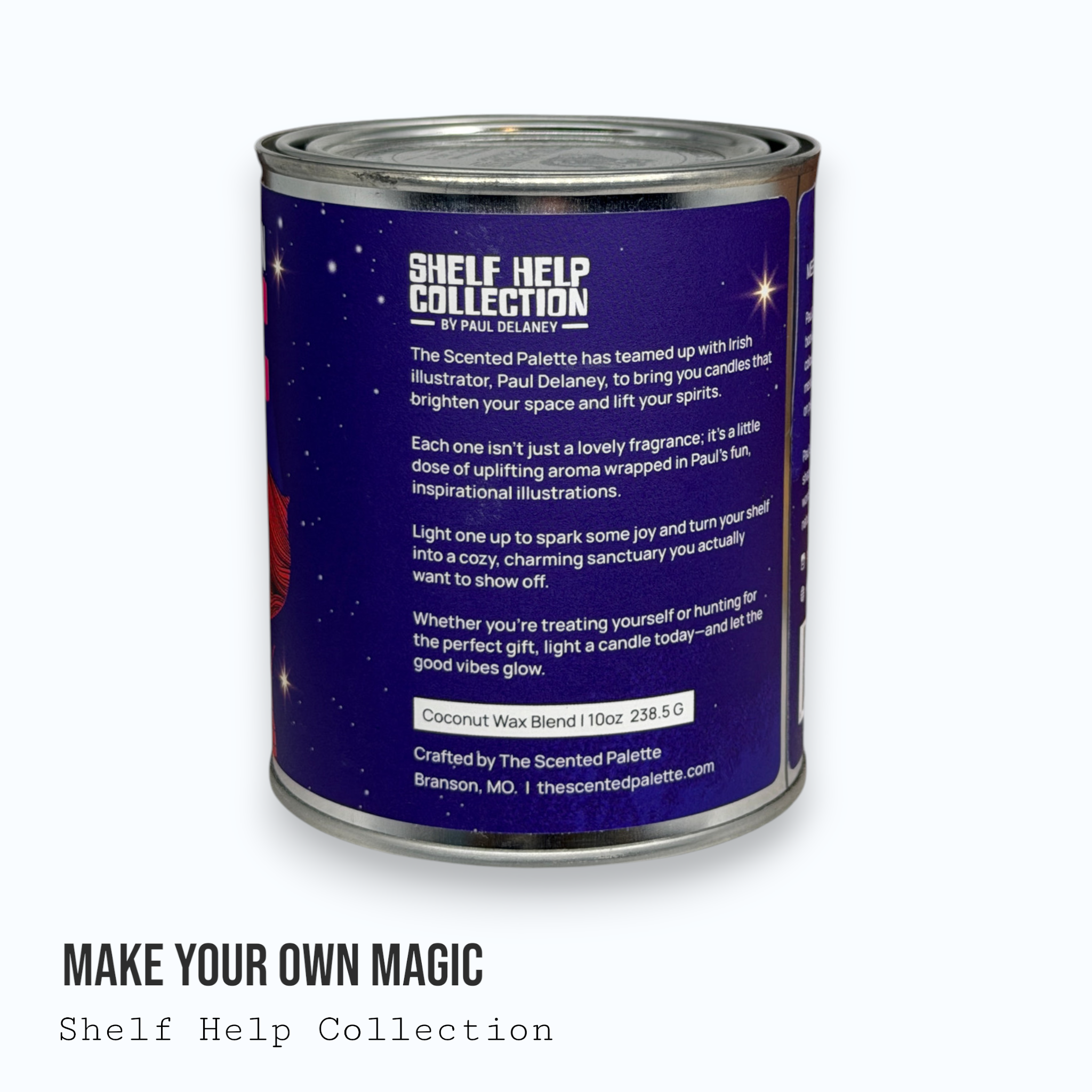 Make Your Own Magic — Shelf Help Collection Paint Can Candle
