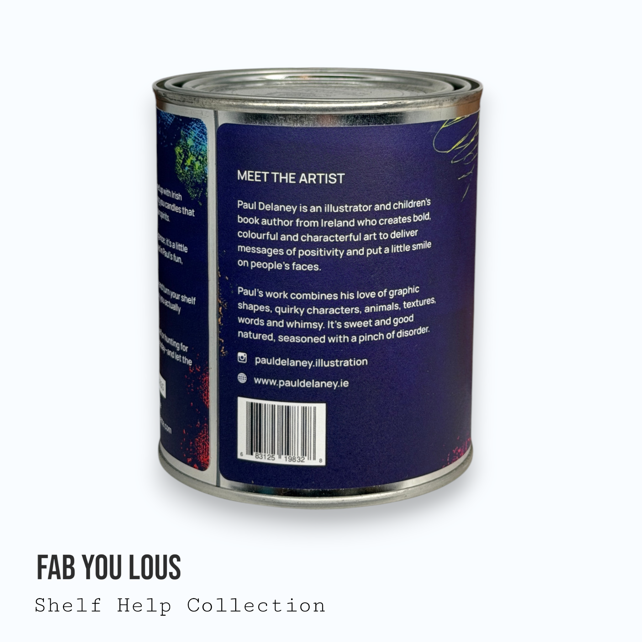 Fab YOU Lous — Shelf Help Collection Paint Can Candle
