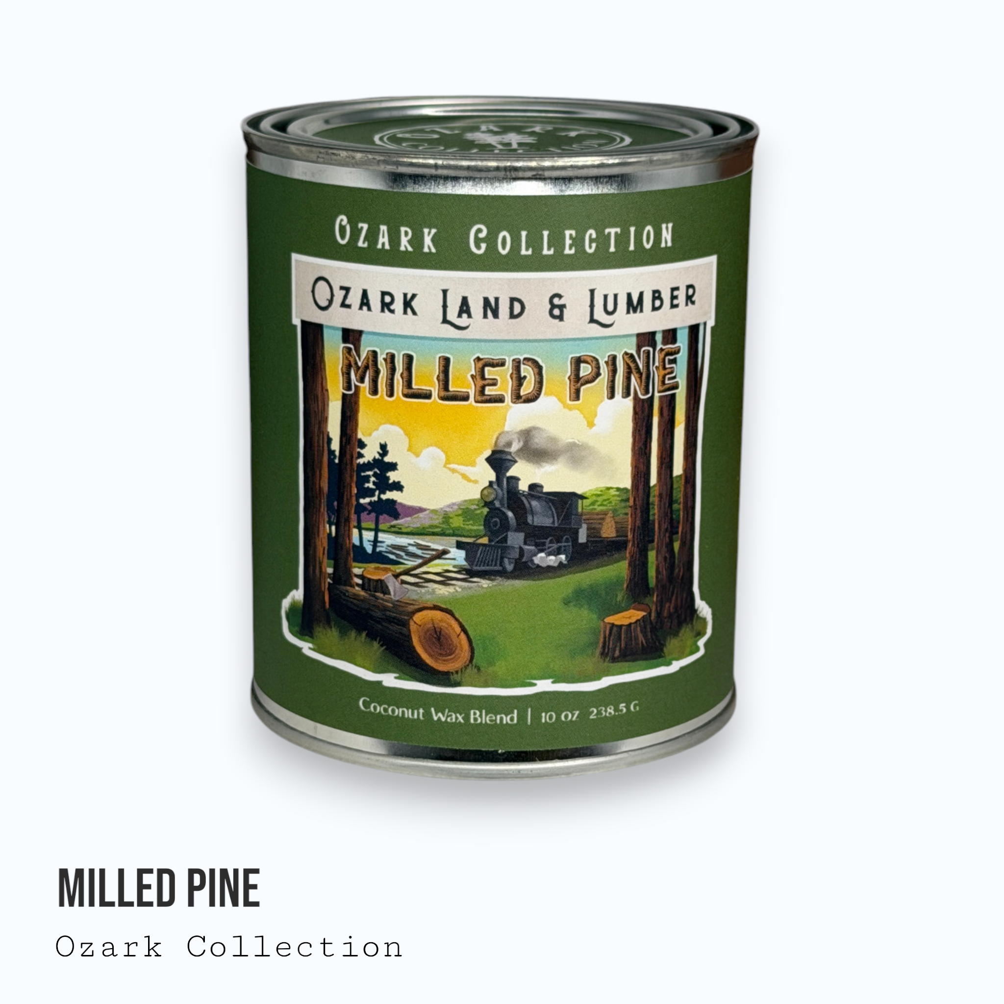 Milled Pine — Ozark Collection Paint Can Candle