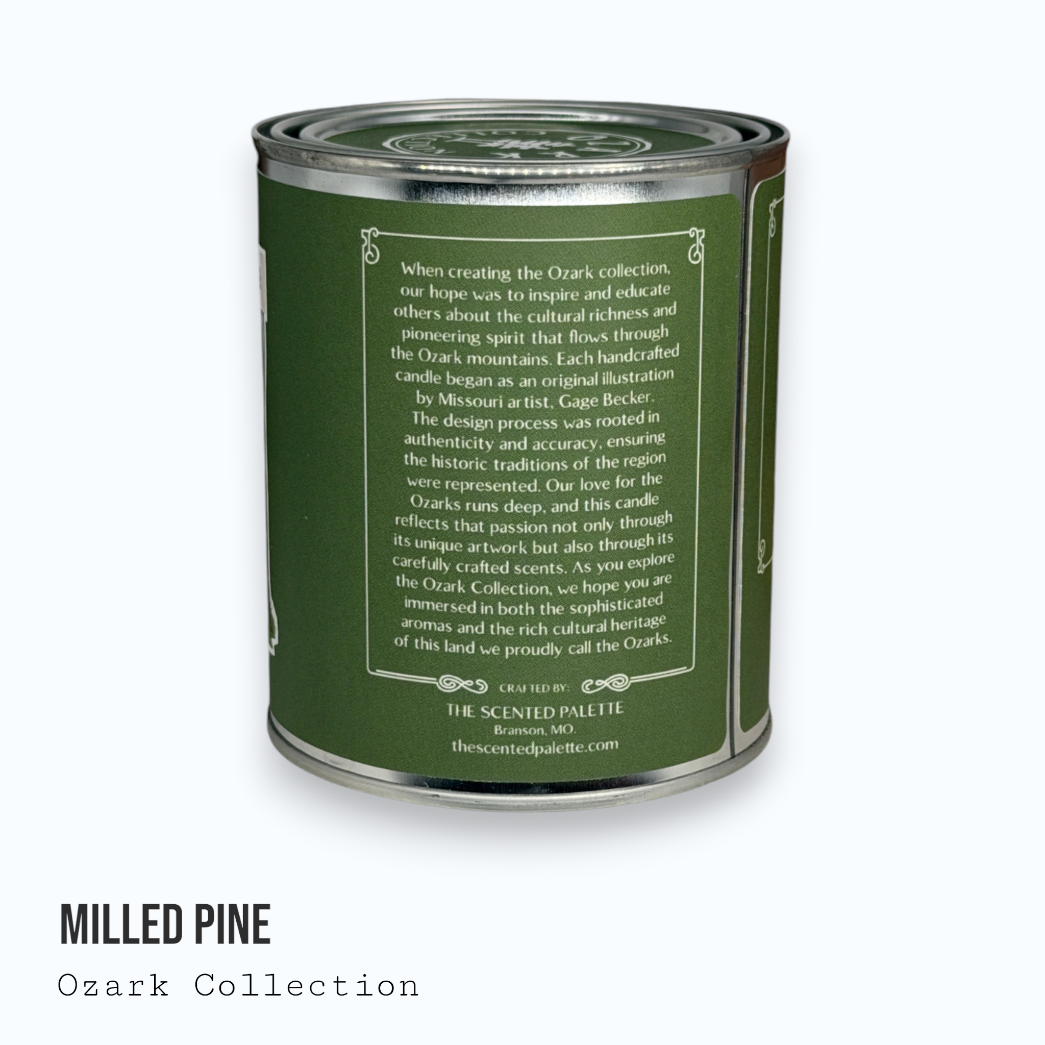 Milled Pine — Ozark Collection Paint Can Candle