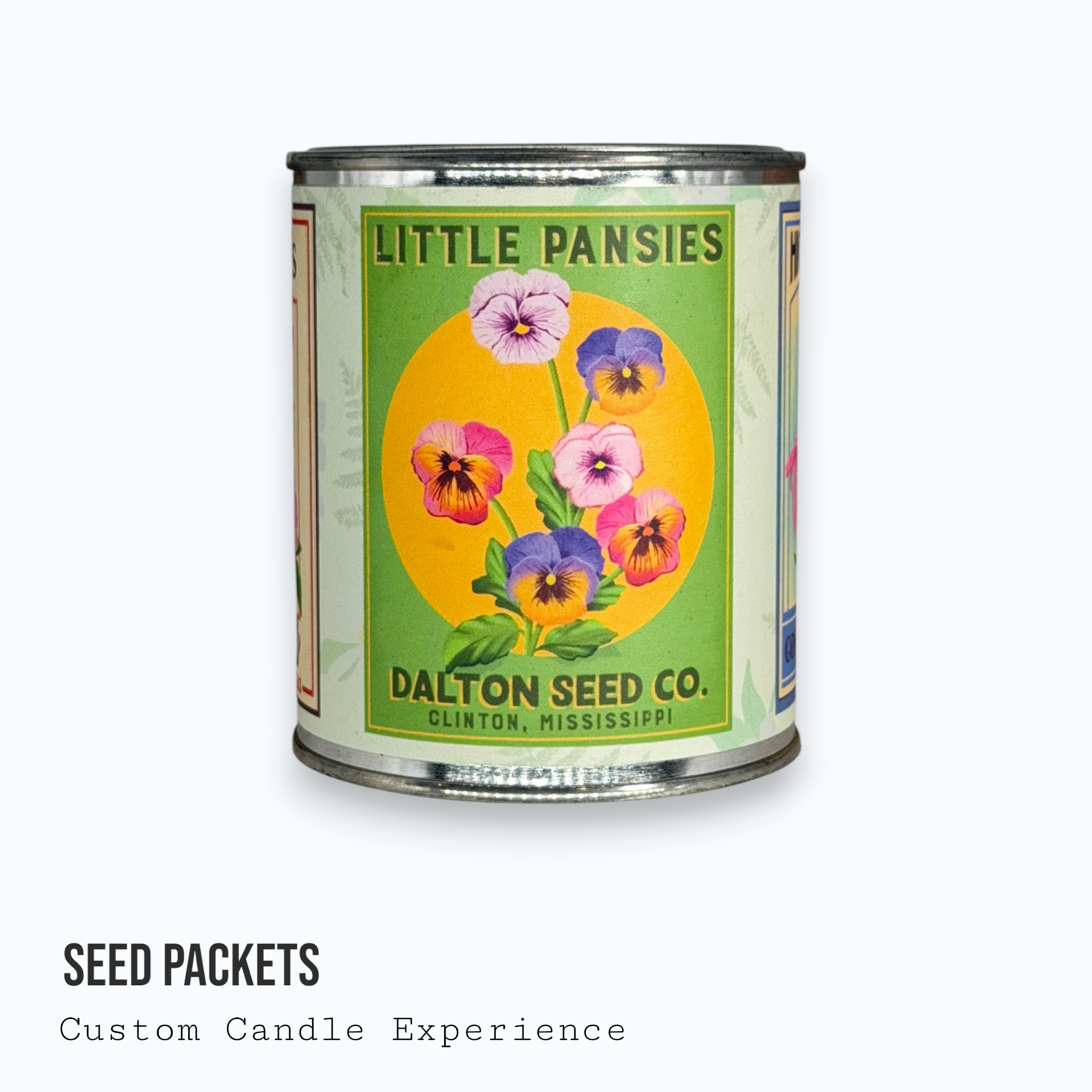 Seed Packets Custom Candle