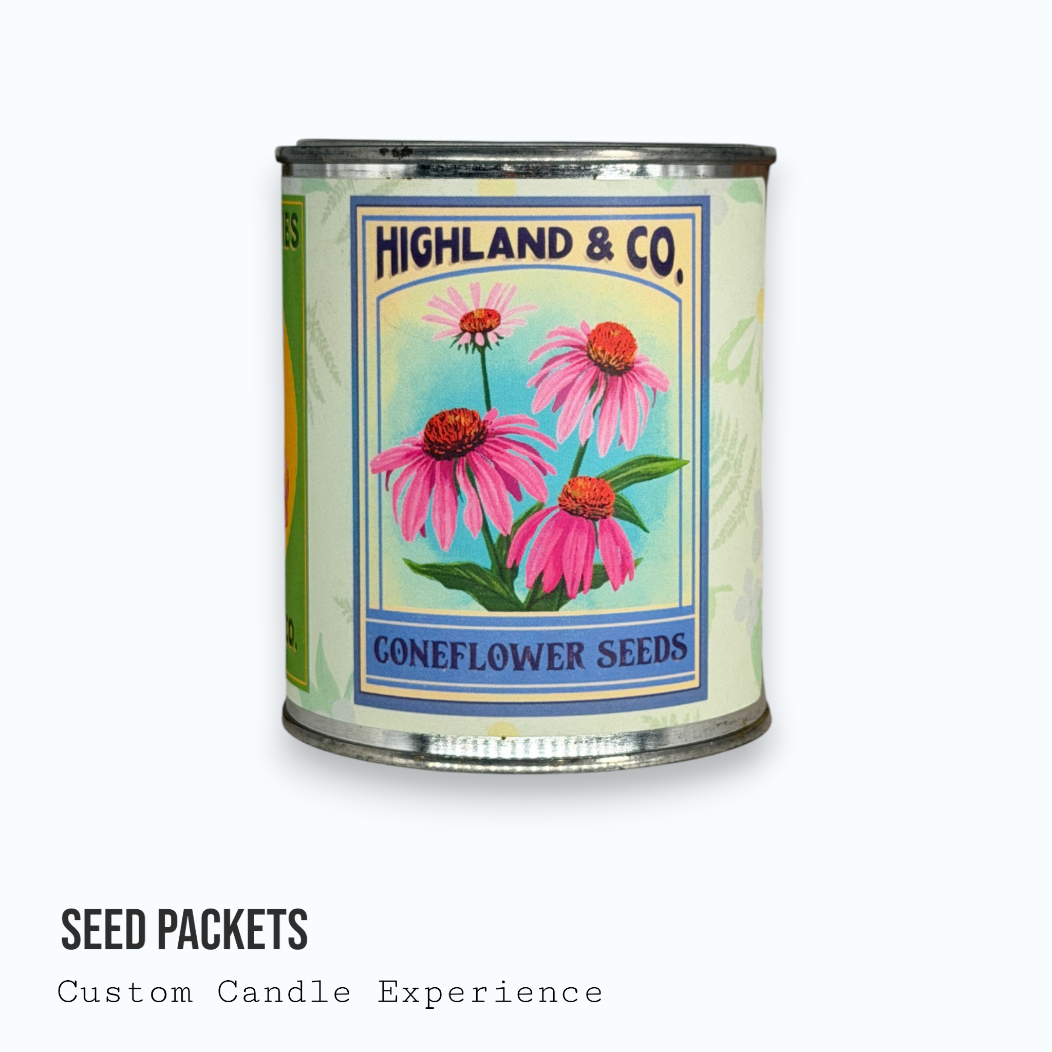 Seed Packets Custom Candle